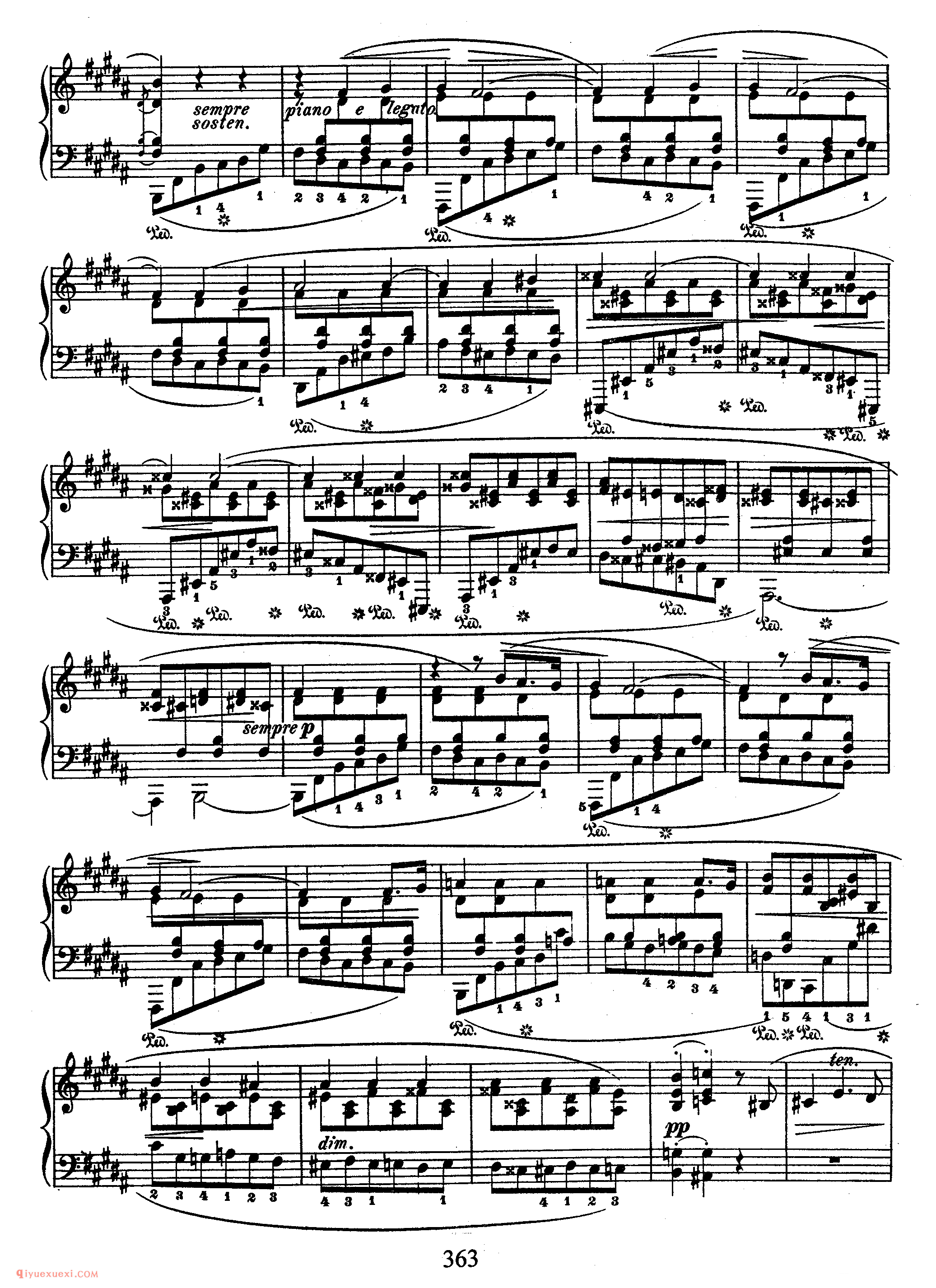 Polonaise-Fantaisie Op 61_降A大调作品61 幻想波兰舞曲_波兰舞曲_肖邦钢琴谱