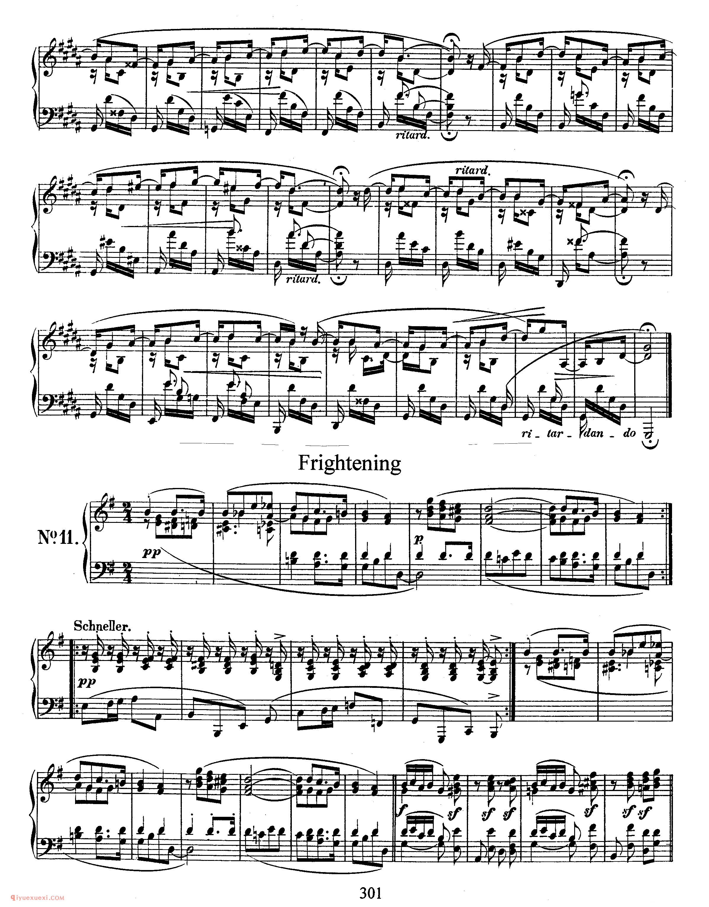 舒曼《童年情景》作品15_Schumann Kinderscenen Op.15_舒曼钢琴谱