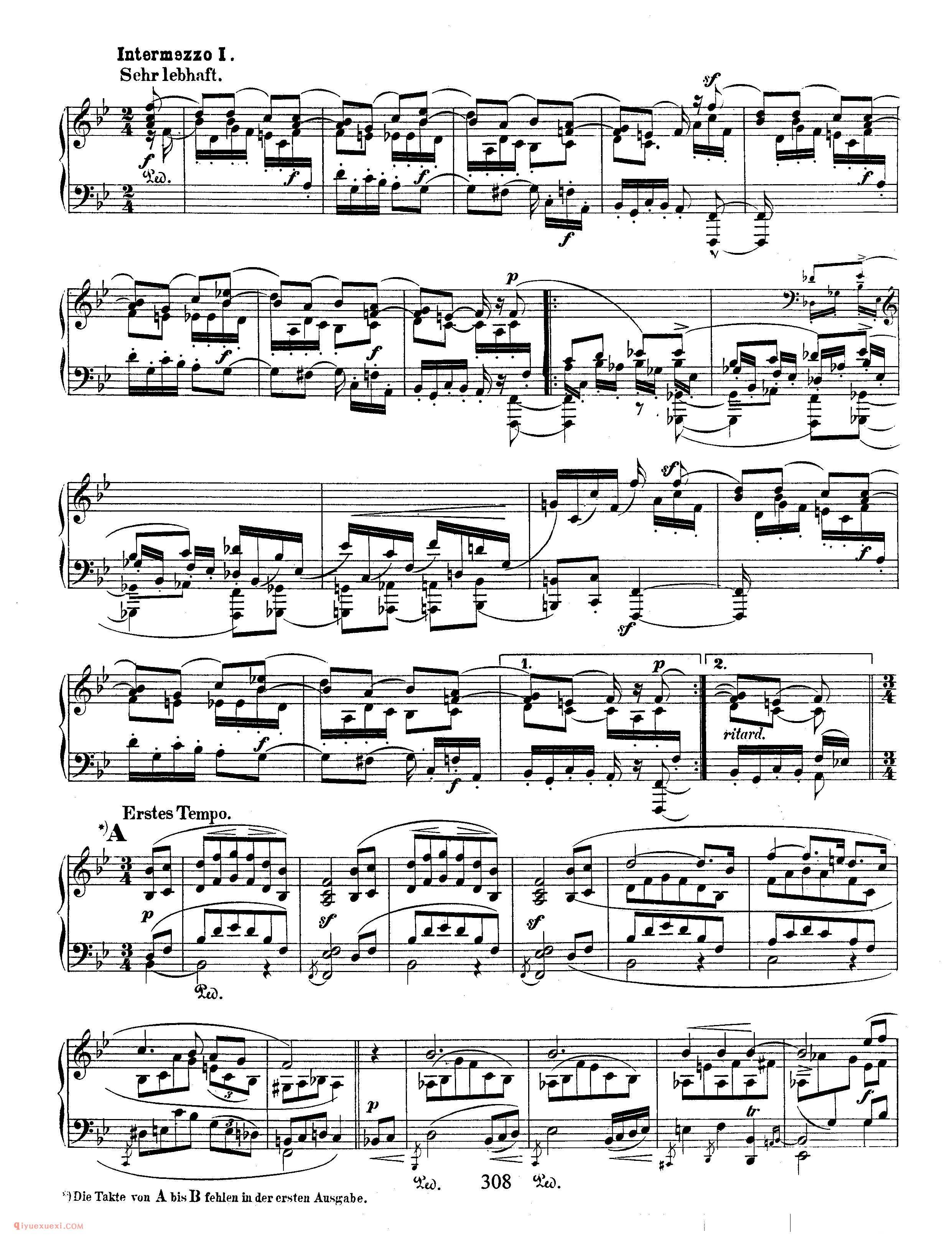 舒曼《克莱斯勒偶记》作品16_Schumann Kreisleriana Op.16_舒曼钢琴谱