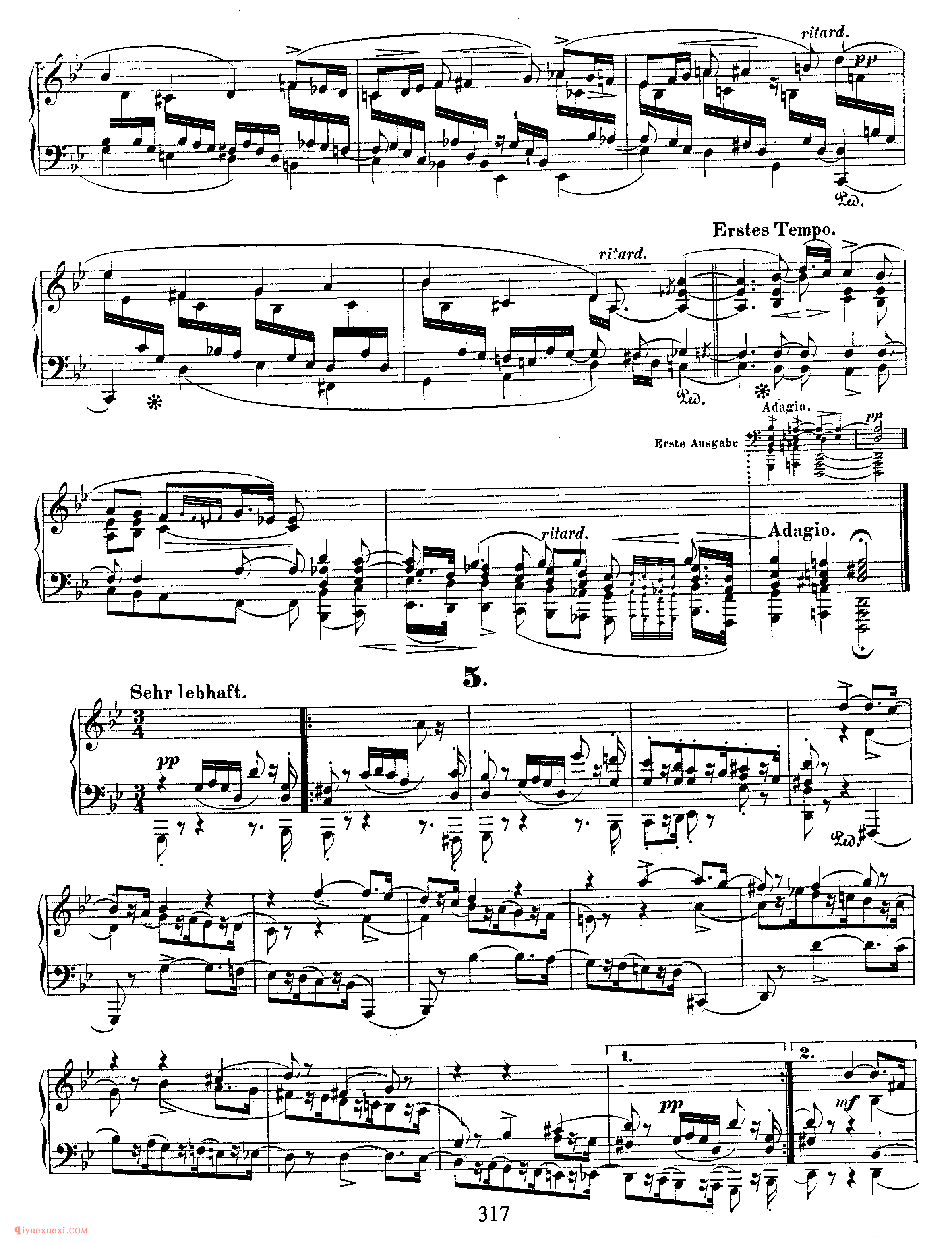 舒曼《克莱斯勒偶记》作品16_Schumann Kreisleriana Op.16_舒曼钢琴谱