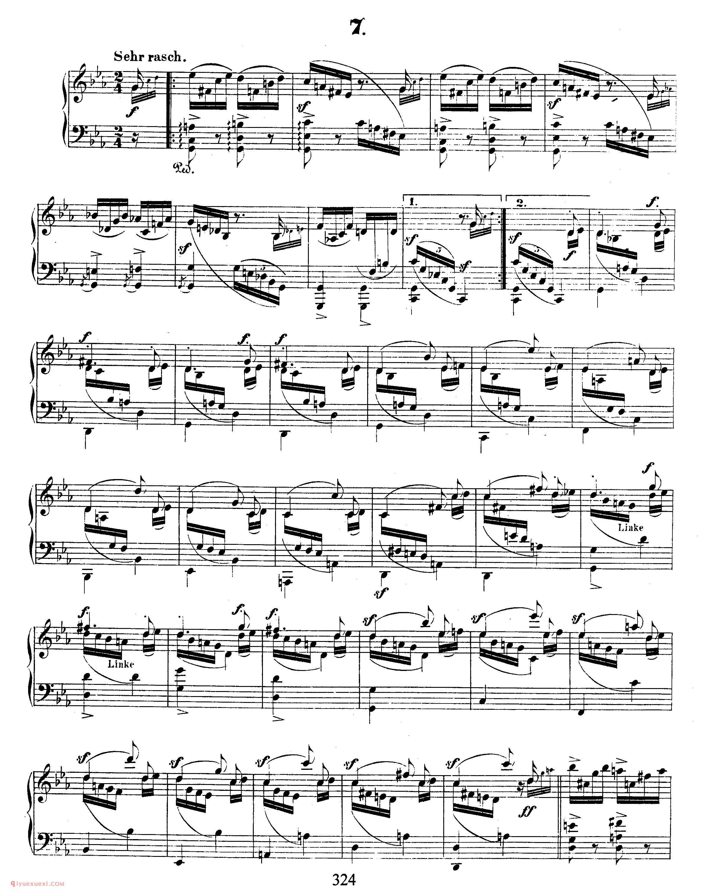 舒曼《克莱斯勒偶记》作品16_Schumann Kreisleriana Op.16_舒曼钢琴谱