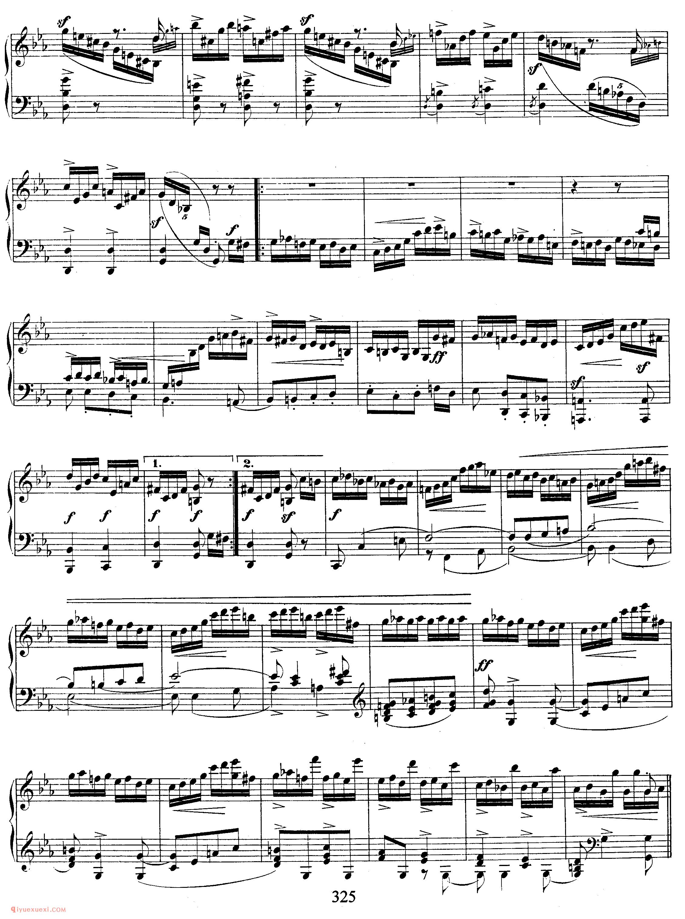 舒曼《克莱斯勒偶记》作品16_Schumann Kreisleriana Op.16_舒曼钢琴谱