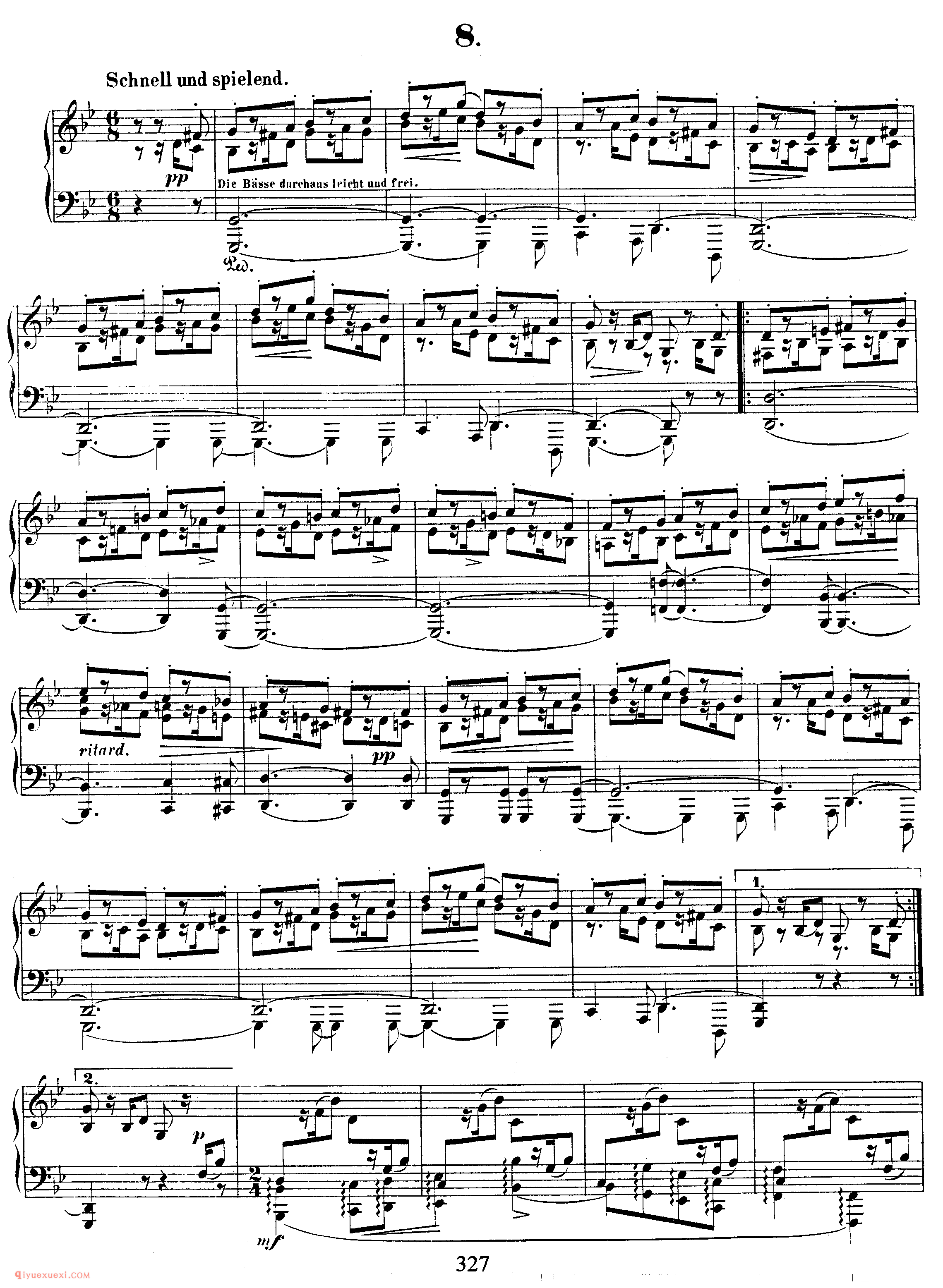 舒曼《克莱斯勒偶记》作品16_Schumann Kreisleriana Op.16_舒曼钢琴谱