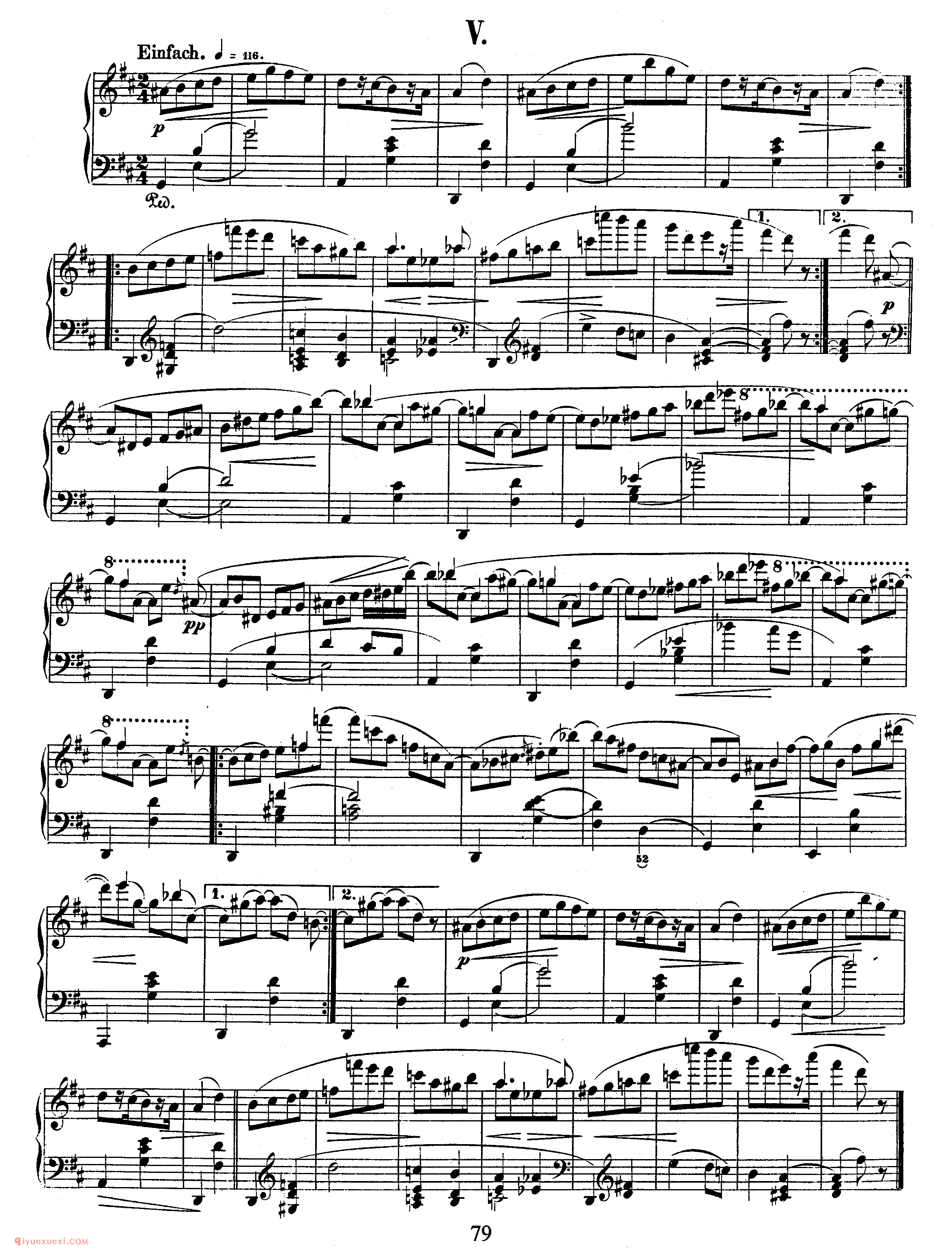 舒曼《大卫同盟舞曲》作品6_Schumann Davidsbundlertanze Op.6_舒曼钢琴谱