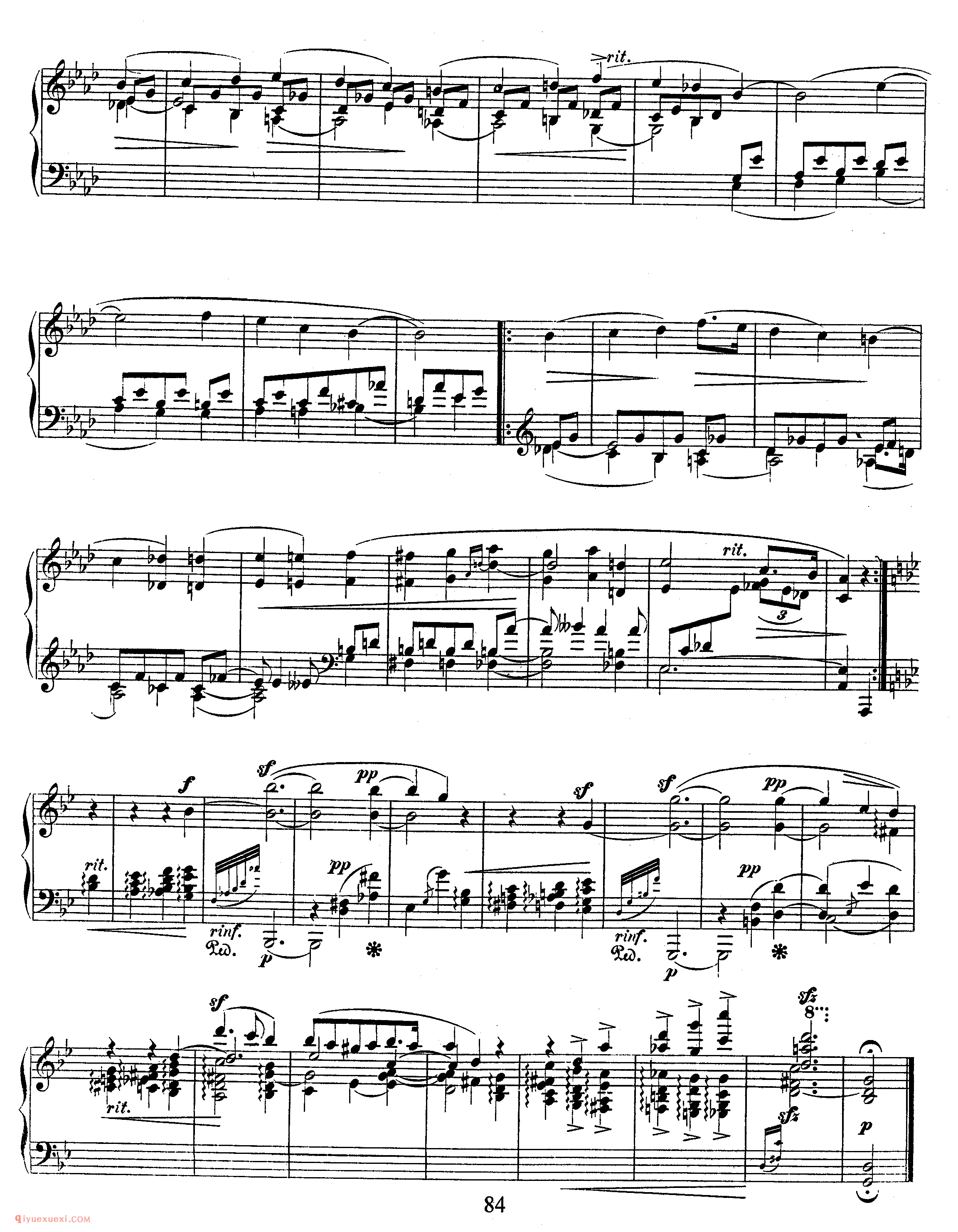 舒曼《大卫同盟舞曲》作品6_Schumann Davidsbundlertanze Op.6_舒曼钢琴谱