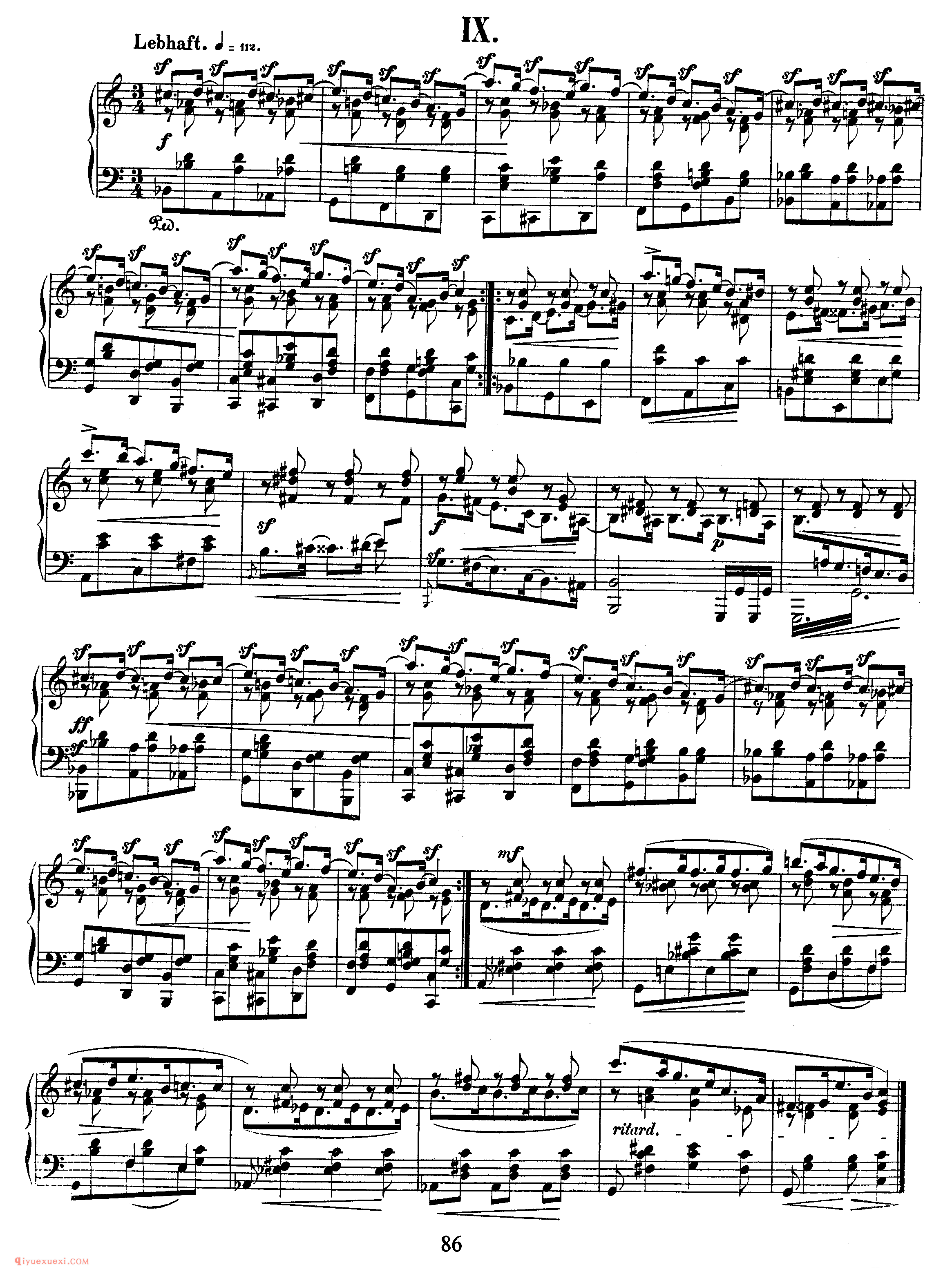 舒曼《大卫同盟舞曲》作品6_Schumann Davidsbundlertanze Op.6_舒曼钢琴谱