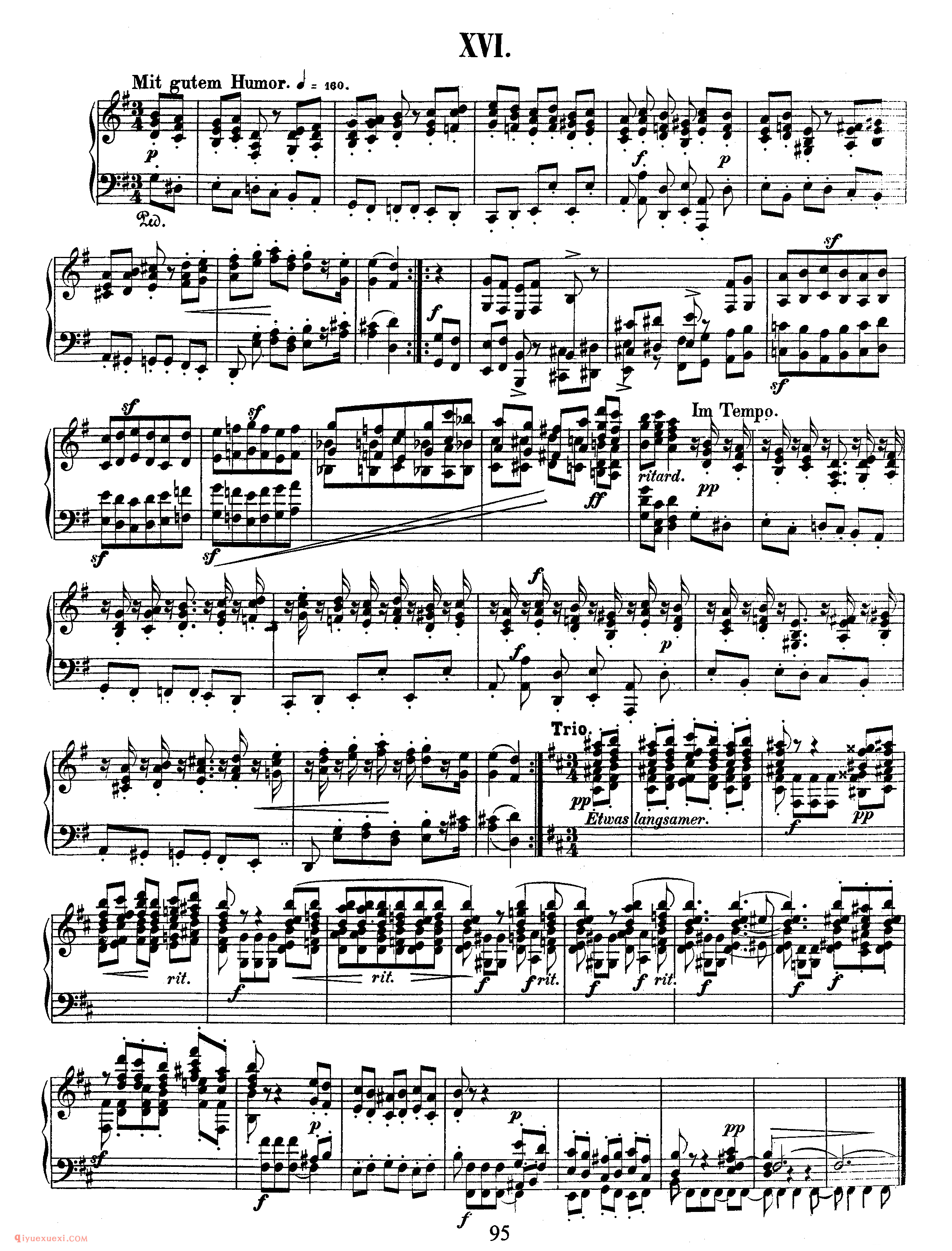 舒曼《大卫同盟舞曲》作品6_Schumann Davidsbundlertanze Op.6_舒曼钢琴谱