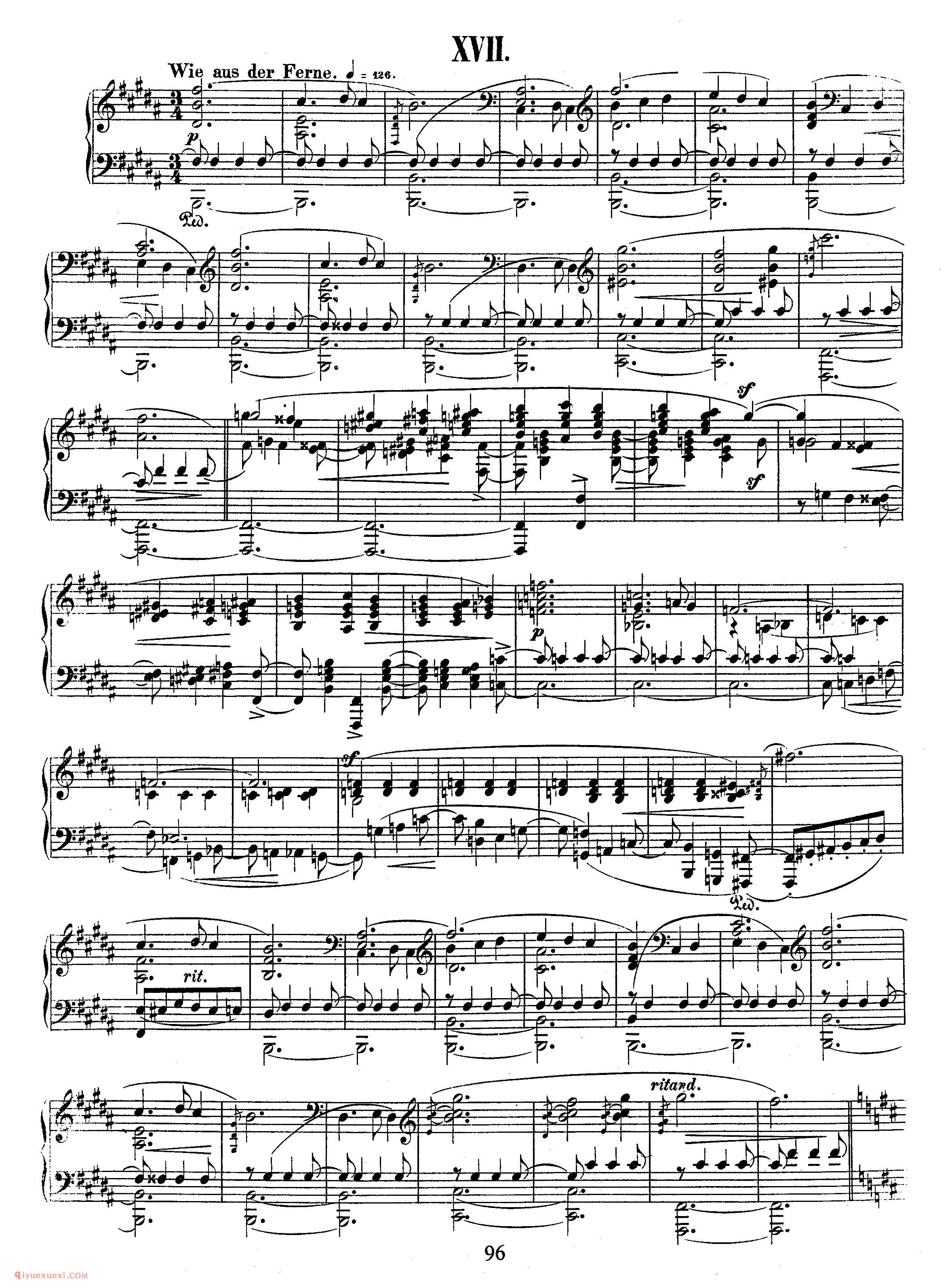 舒曼《大卫同盟舞曲》作品6_Schumann Davidsbundlertanze Op.6_舒曼钢琴谱