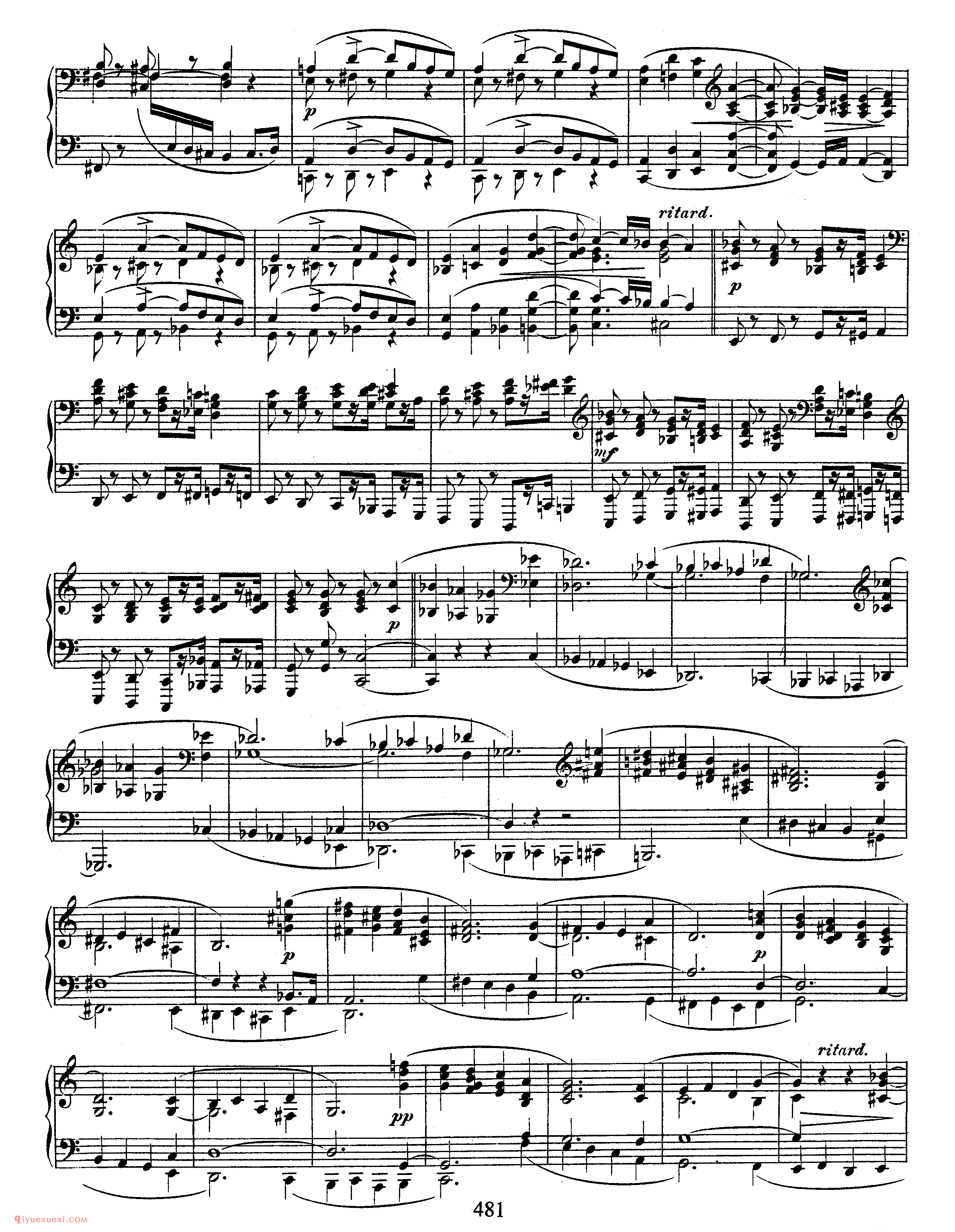 舒曼《夜曲》作品23_Schumann Nachtstucke Op.23_舒曼钢琴谱