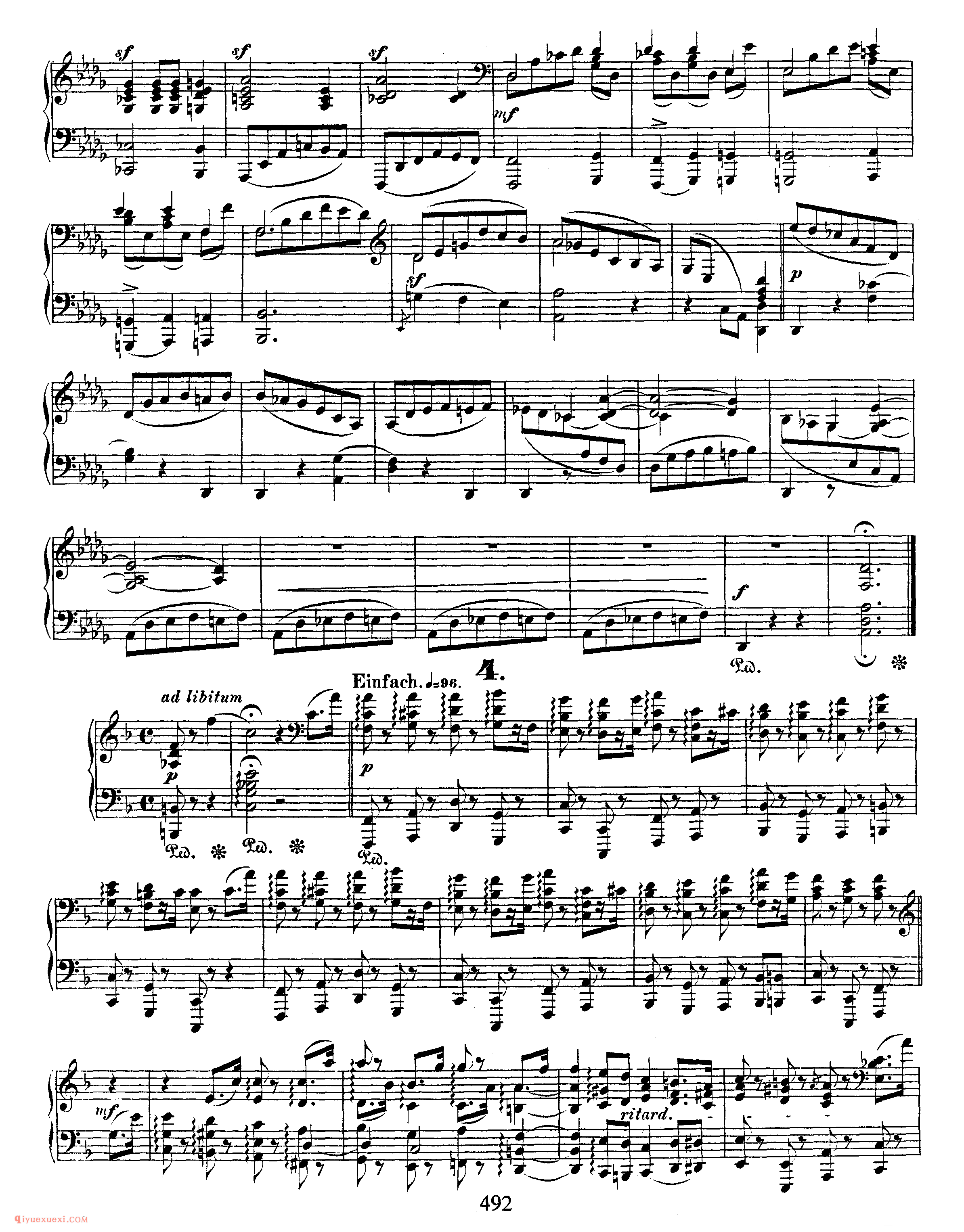 舒曼《夜曲》作品23_Schumann Nachtstucke Op.23_舒曼钢琴谱