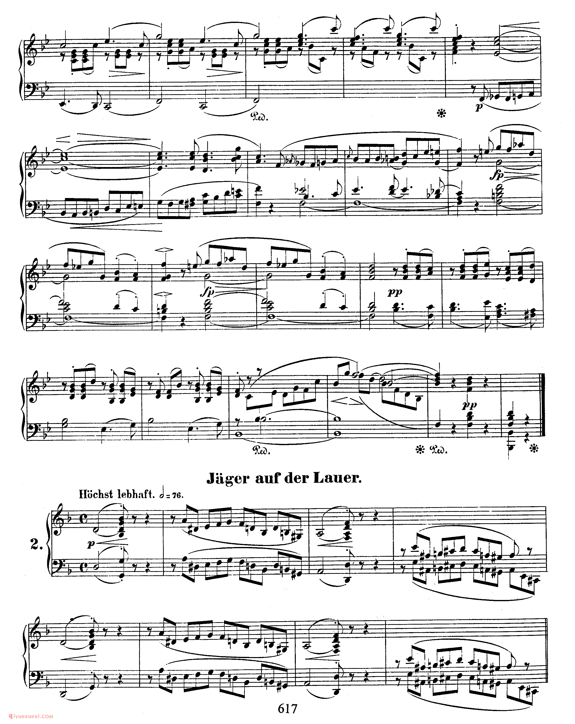 舒曼《森林情境》作品82_Schumann Waldszenen Op.82_舒曼钢琴谱