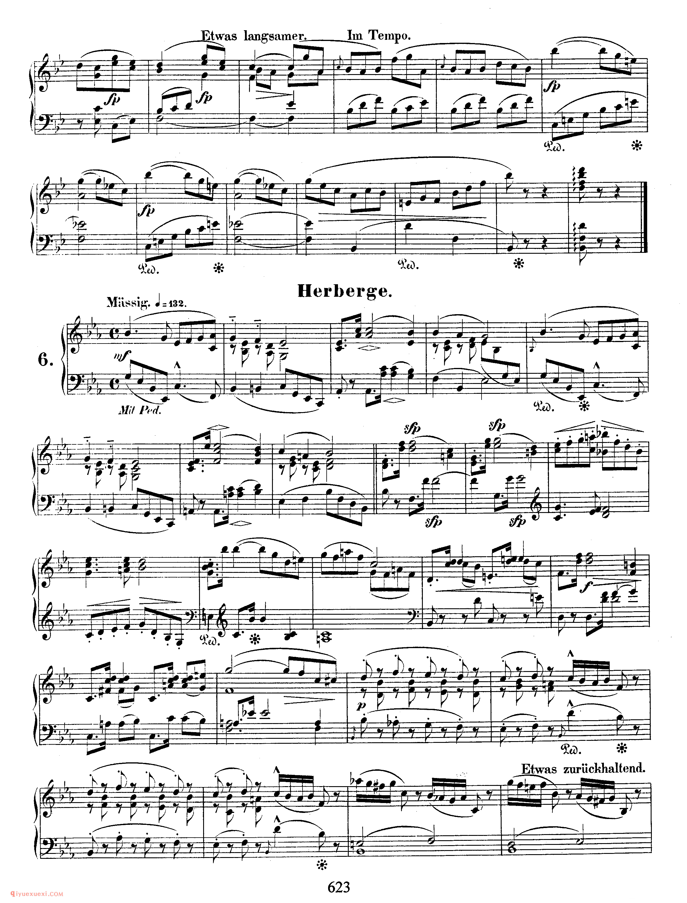 舒曼《森林情境》作品82_Schumann Waldszenen Op.82_舒曼钢琴谱