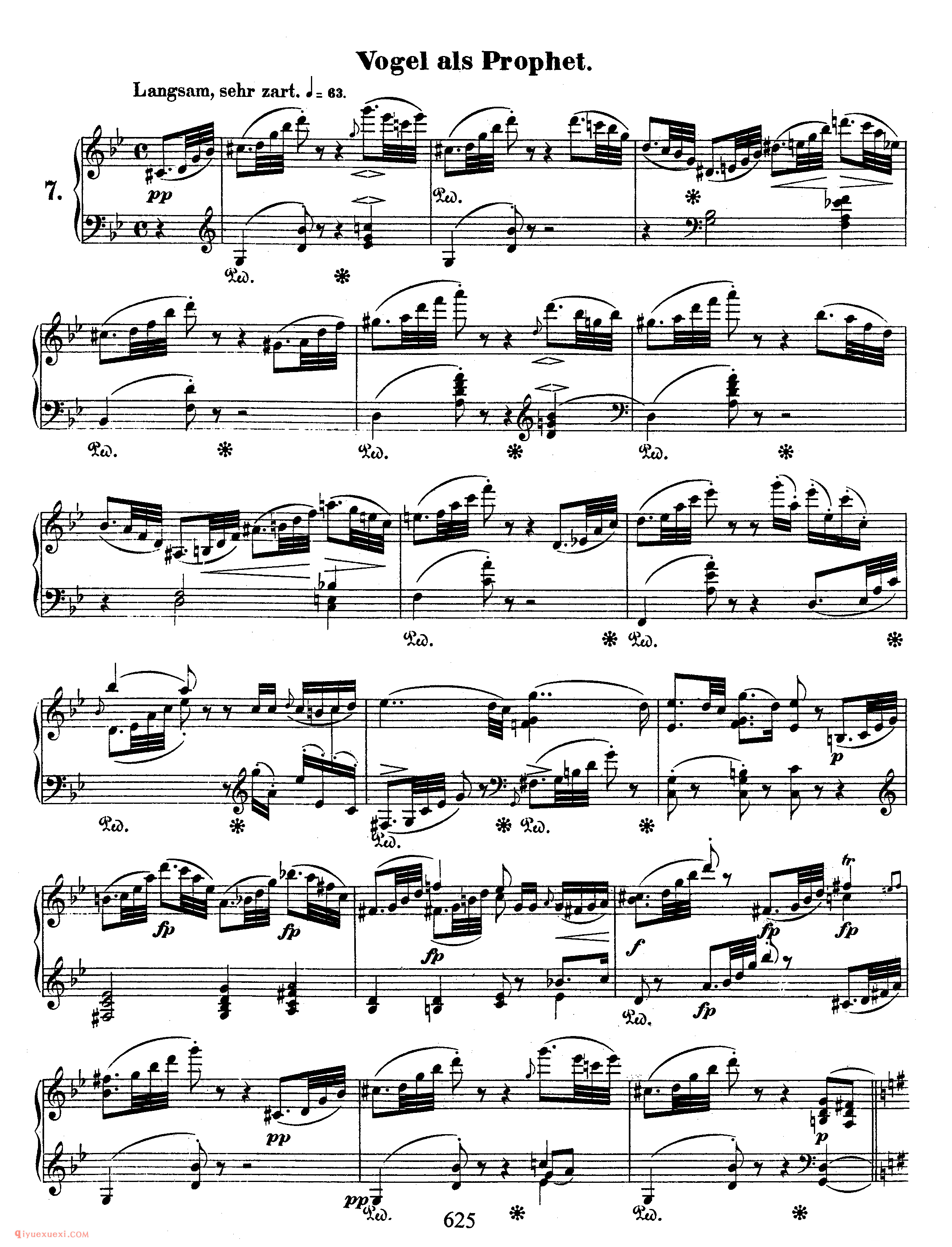 舒曼《森林情境》作品82_Schumann Waldszenen Op.82_舒曼钢琴谱