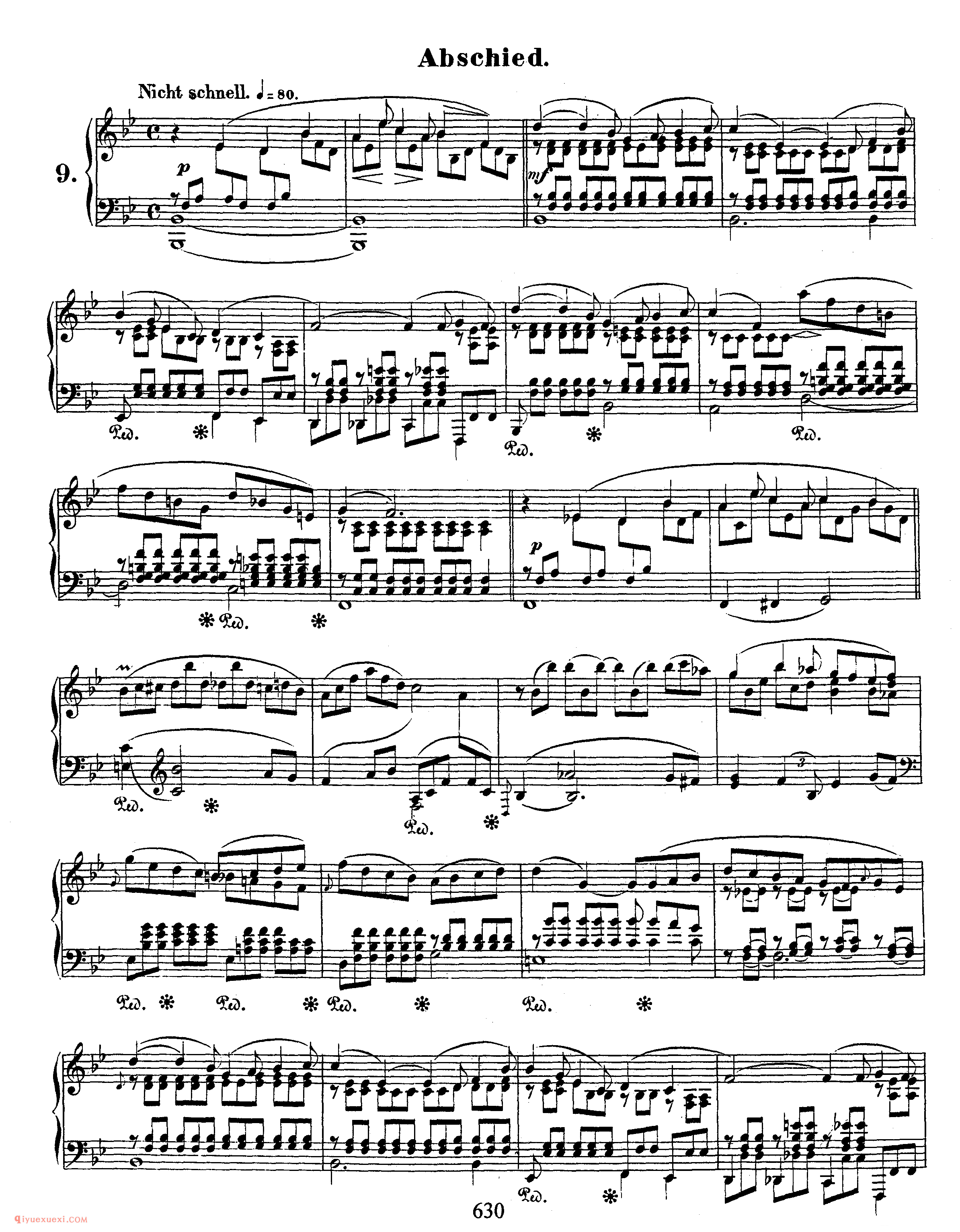 舒曼《森林情境》作品82_Schumann Waldszenen Op.82_舒曼钢琴谱
