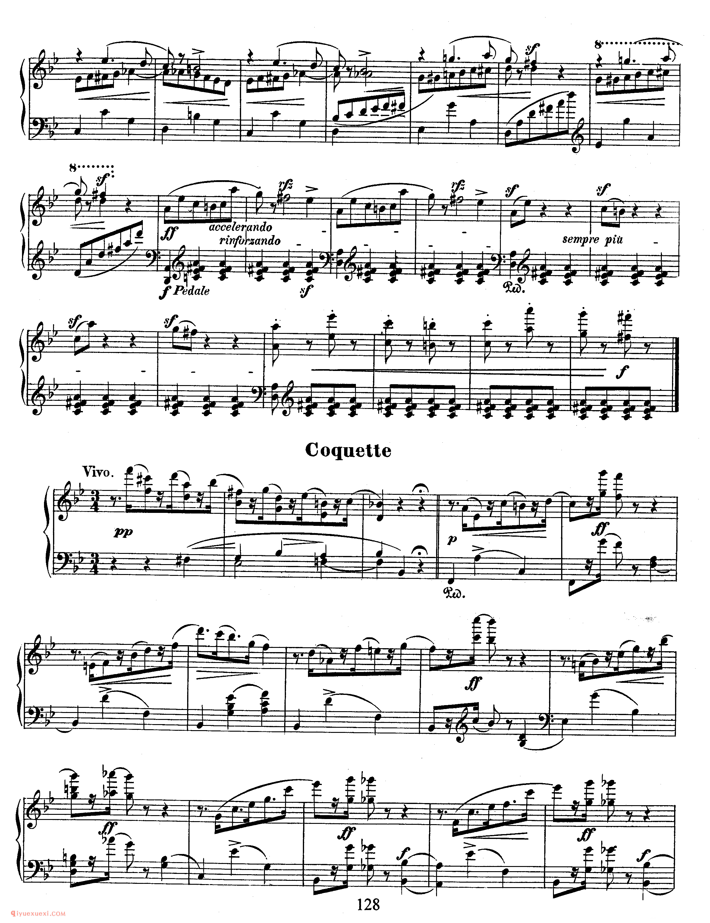 舒曼《狂欢节》作品9_Schumann Carnaval Op.9_舒曼钢琴谱