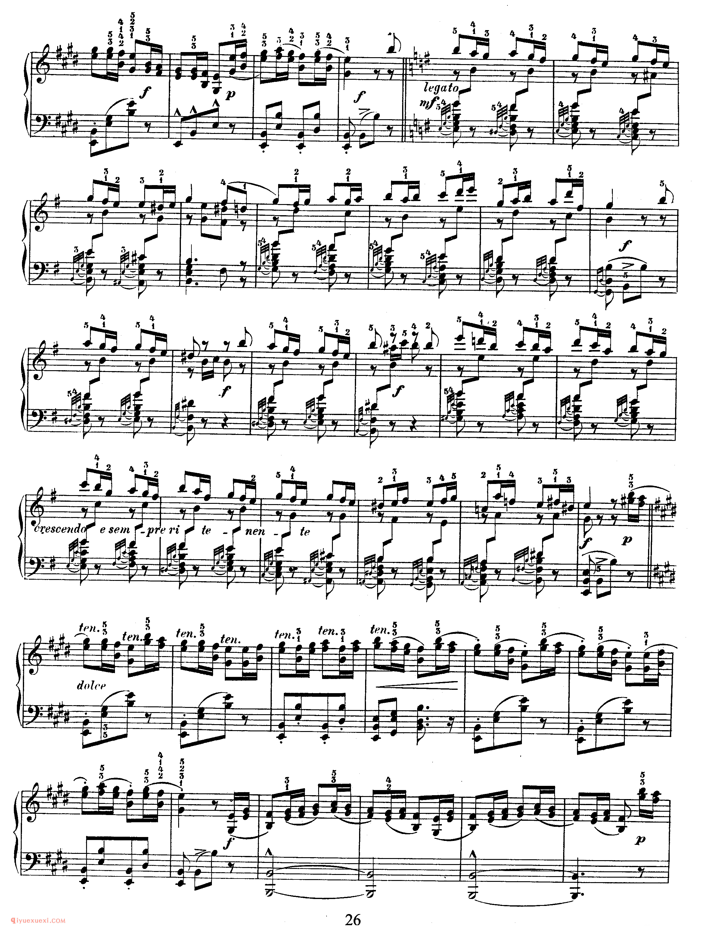 舒曼《帕格尼尼随想曲主题练习曲》作品3_Schumann Etudes after Paganini Caprices Op.3_舒曼钢琴谱