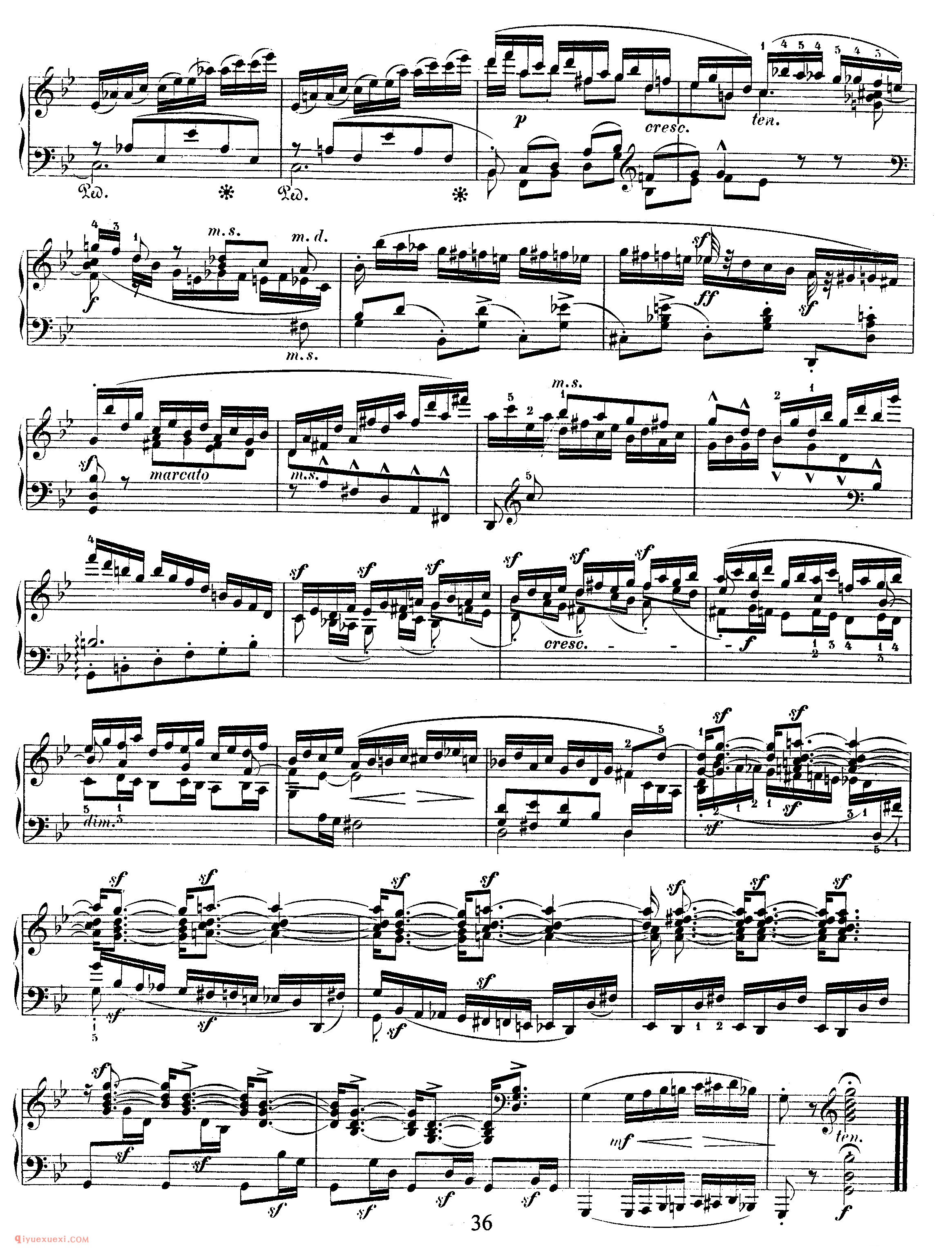 舒曼《帕格尼尼随想曲主题练习曲》作品3_Schumann Etudes after Paganini Caprices Op.3_舒曼钢琴谱