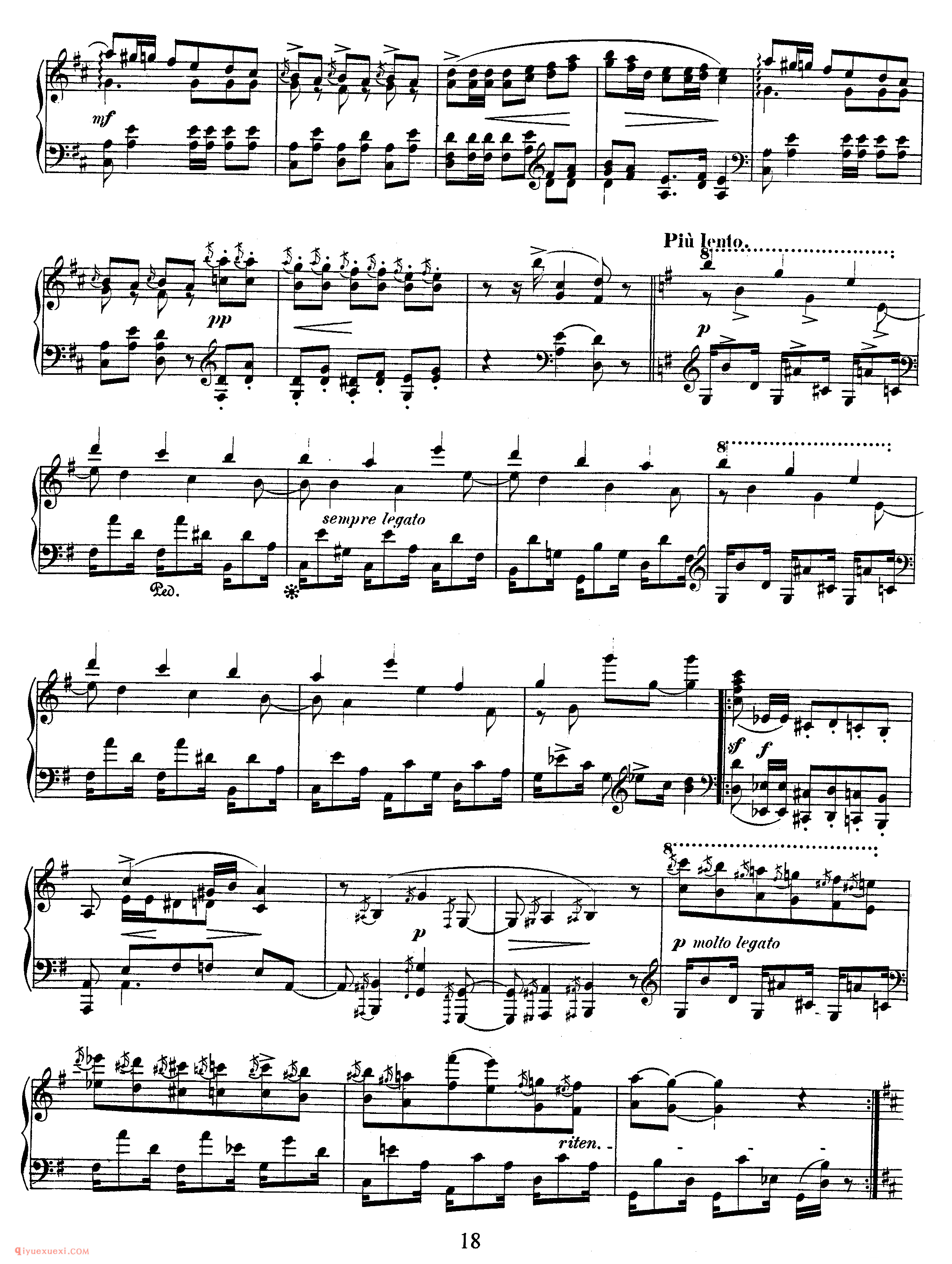 舒曼《蝴蝶》作品2_Schumann Papillons Op.2_舒曼钢琴谱