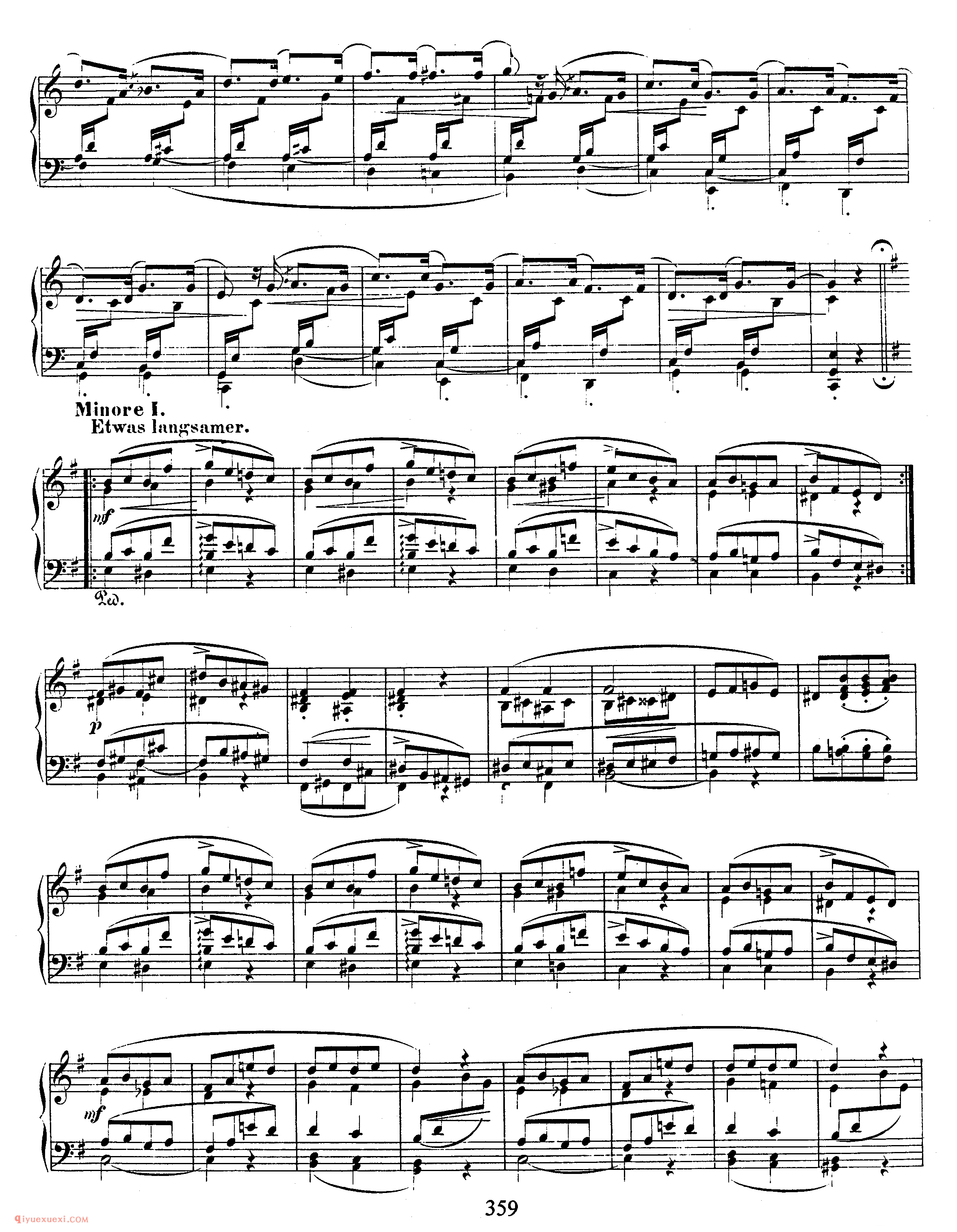 舒曼《阿拉伯风格曲》作品18_Schumann Arabeske Op.18_舒曼钢琴谱