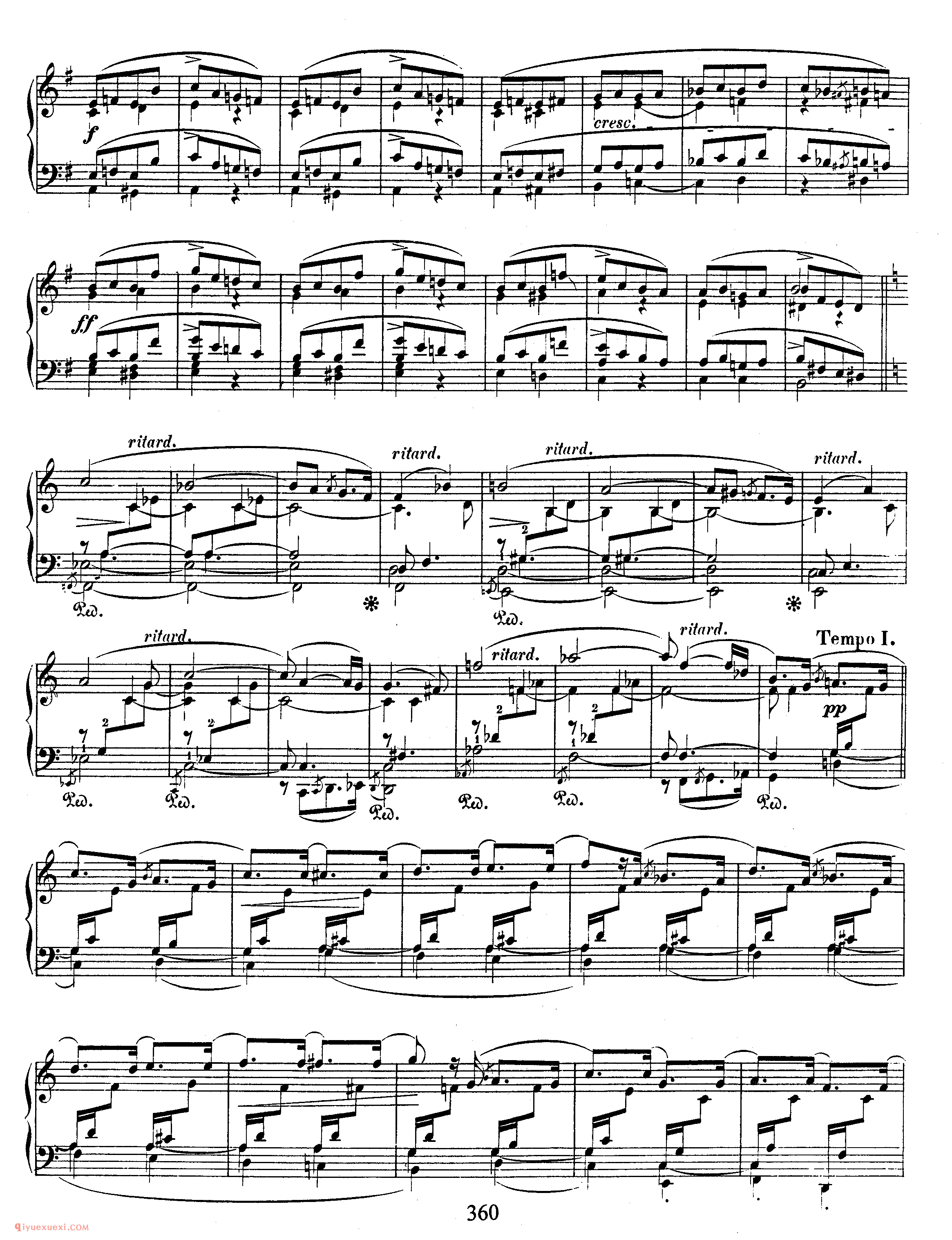 舒曼《阿拉伯风格曲》作品18_Schumann Arabeske Op.18_舒曼钢琴谱