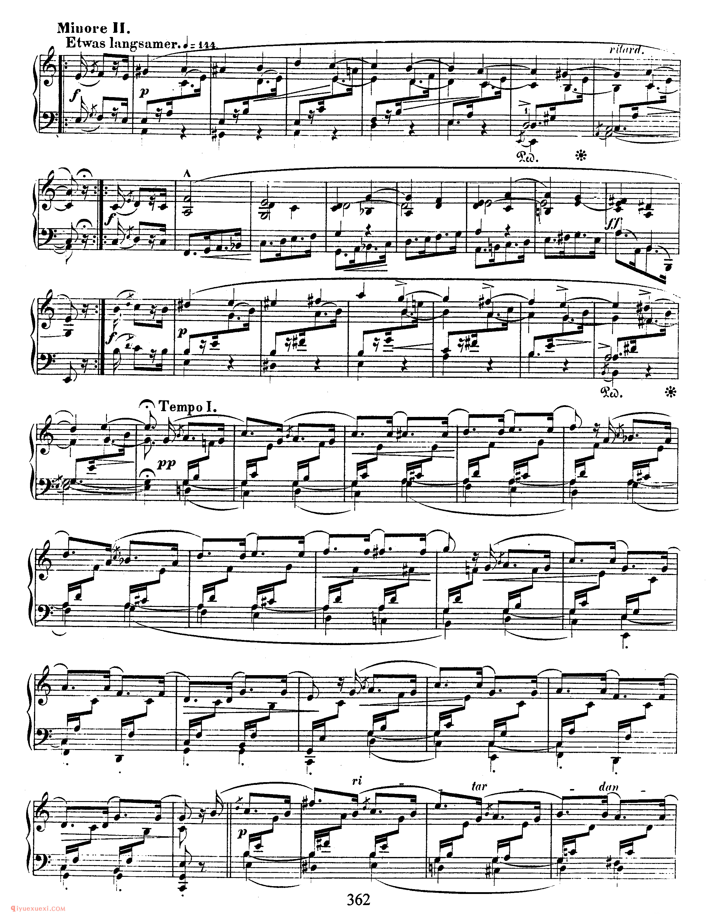 舒曼《阿拉伯风格曲》作品18_Schumann Arabeske Op.18_舒曼钢琴谱