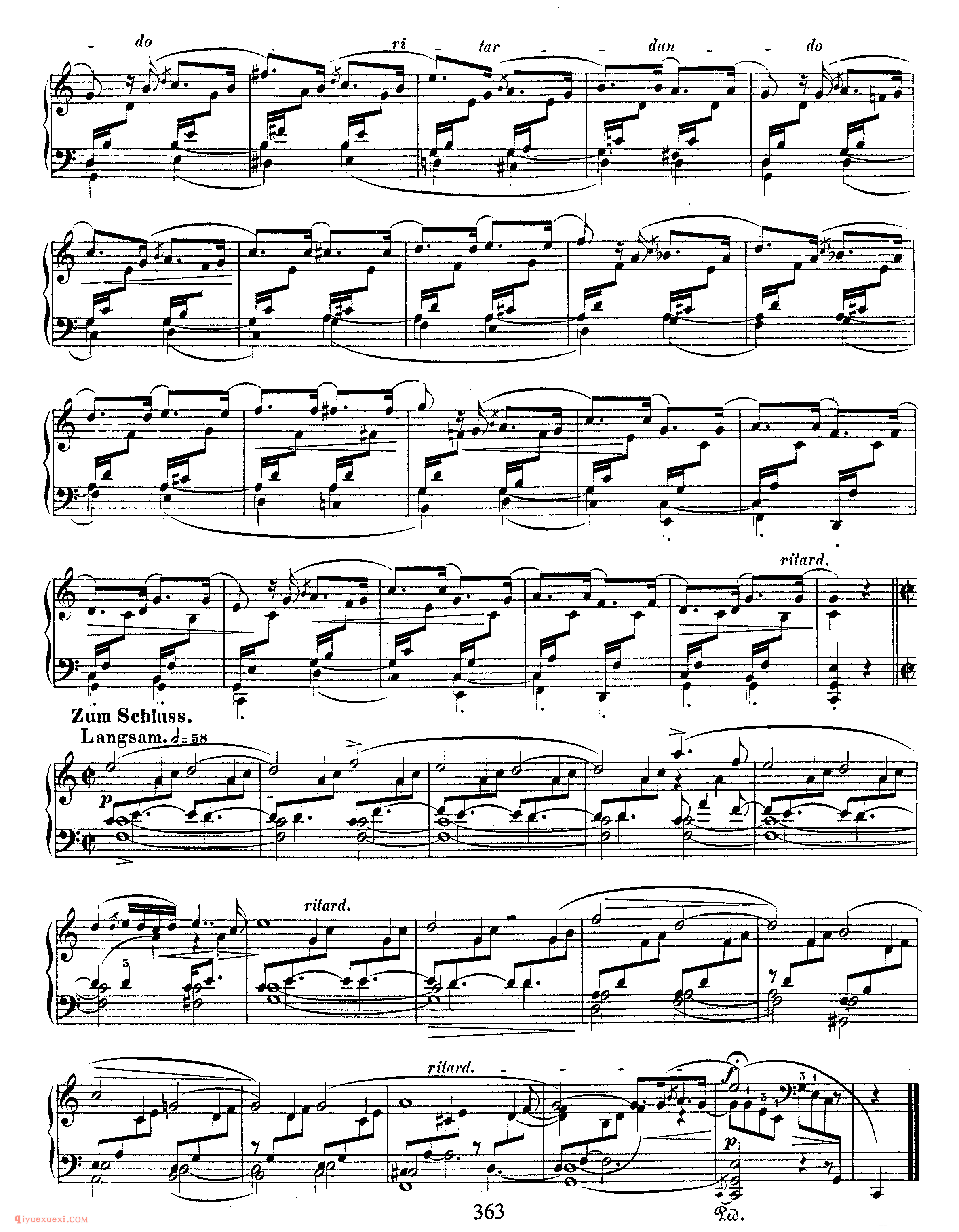 舒曼《阿拉伯风格曲》作品18_Schumann Arabeske Op.18_舒曼钢琴谱