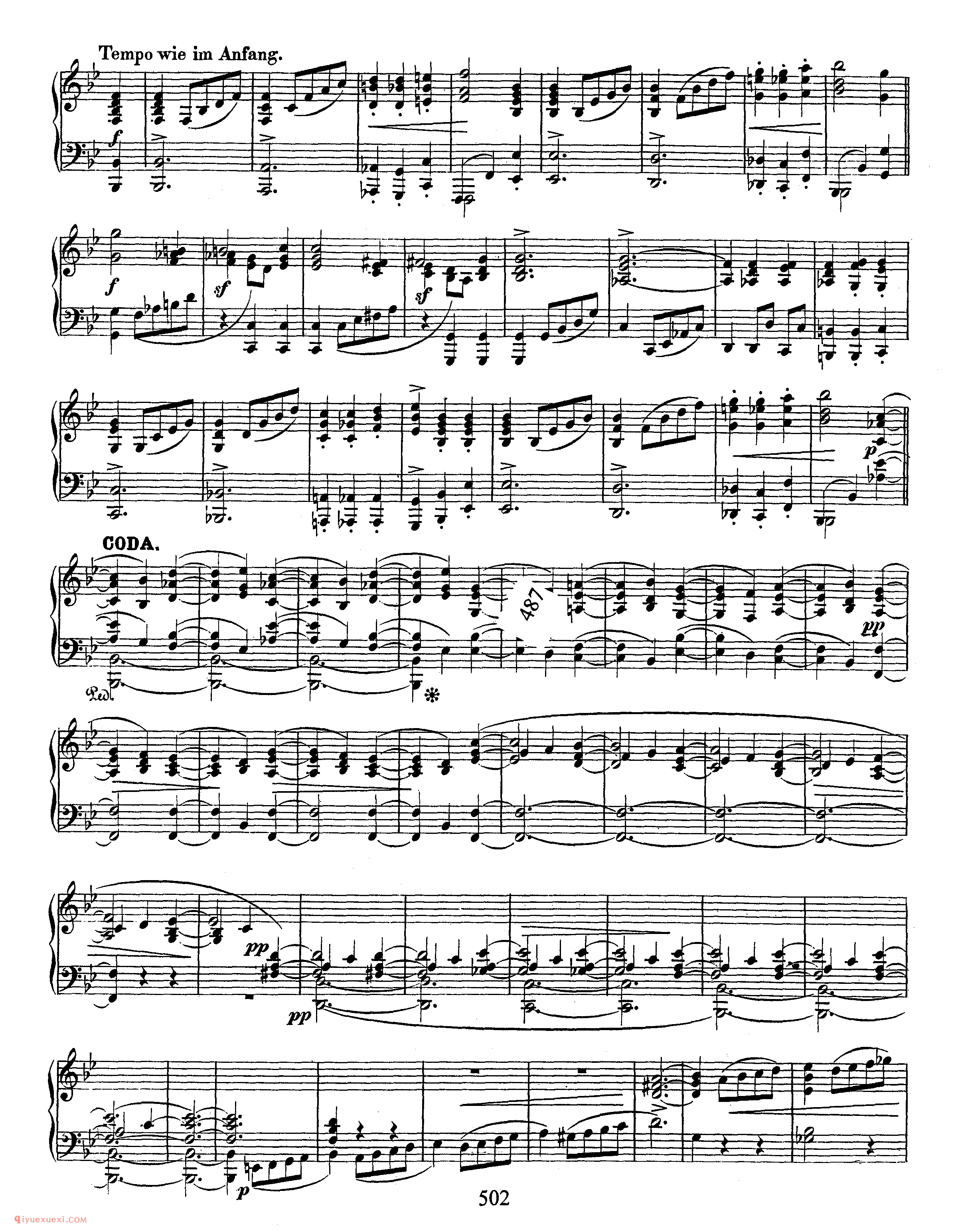 舒曼《维也纳狂欢节》作品26_Schumann Faschingsschwank aus Wien Op.26_舒曼钢琴谱