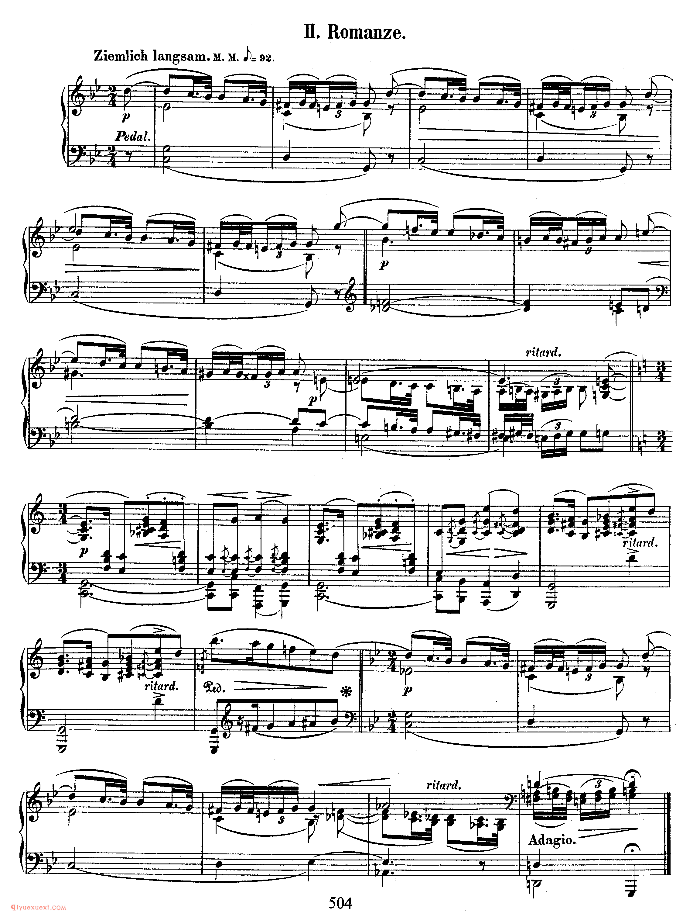 舒曼《维也纳狂欢节》作品26_Schumann Faschingsschwank aus Wien Op.26_舒曼钢琴谱