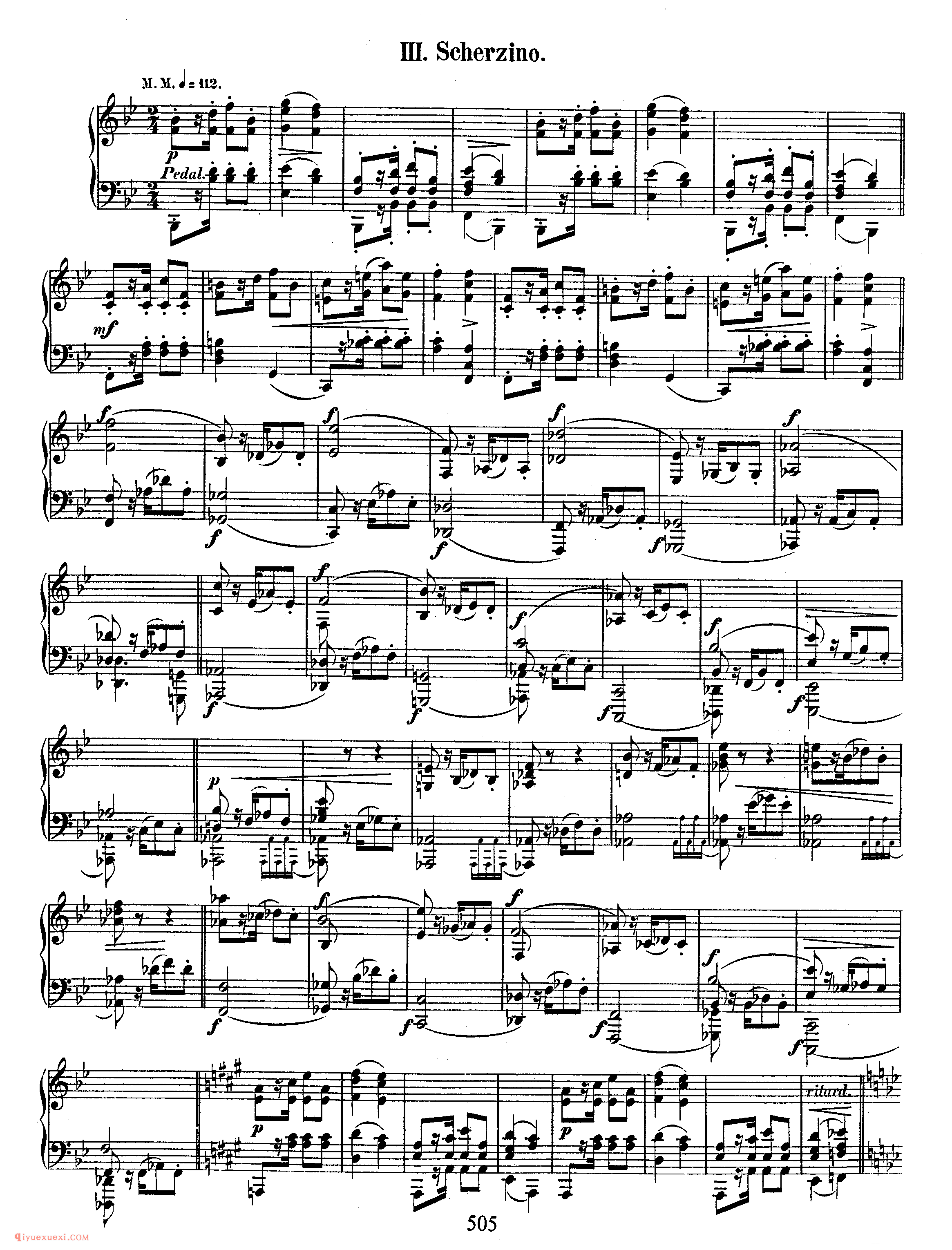 舒曼《维也纳狂欢节》作品26_Schumann Faschingsschwank aus Wien Op.26_舒曼钢琴谱
