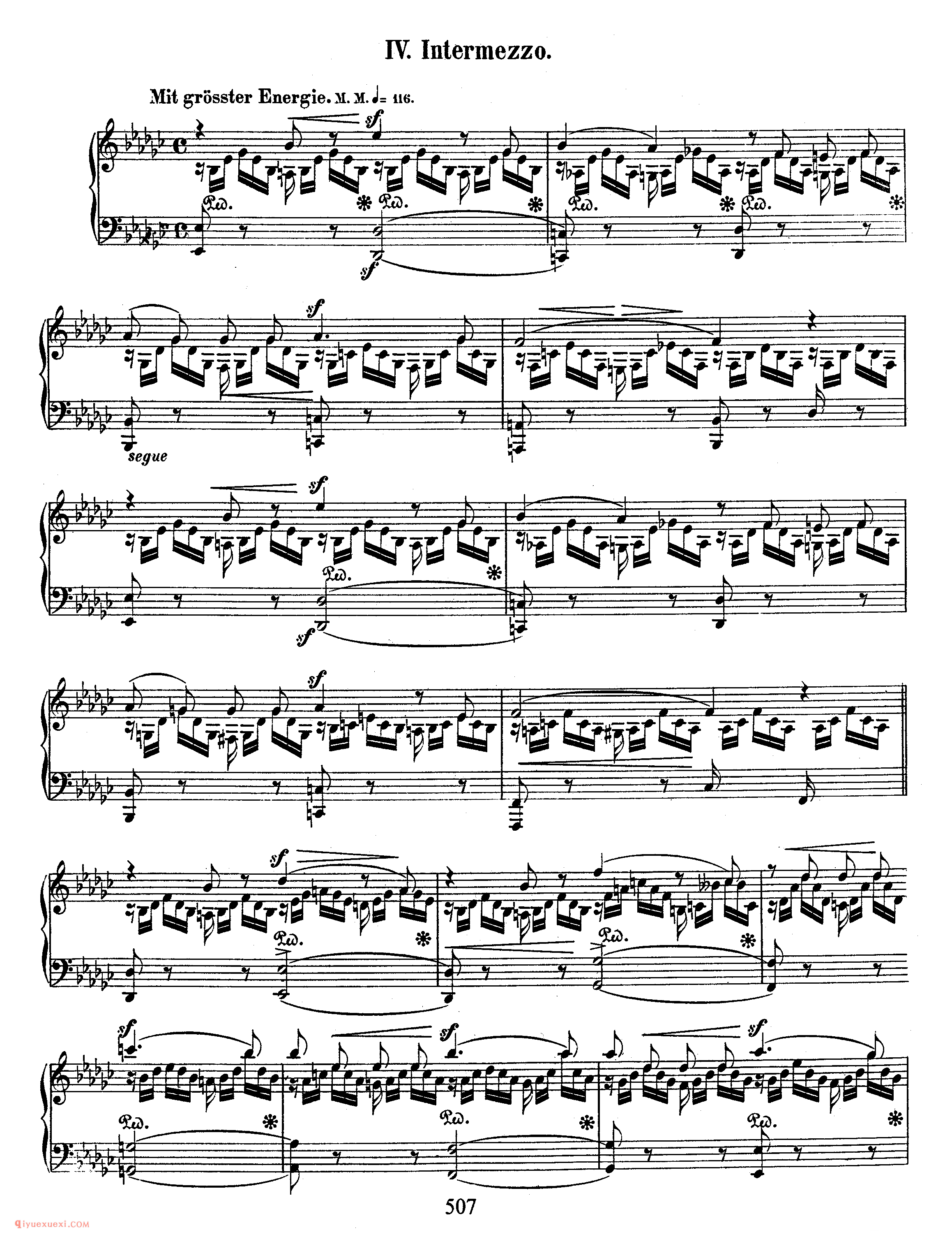 舒曼《维也纳狂欢节》作品26_Schumann Faschingsschwank aus Wien Op.26_舒曼钢琴谱
