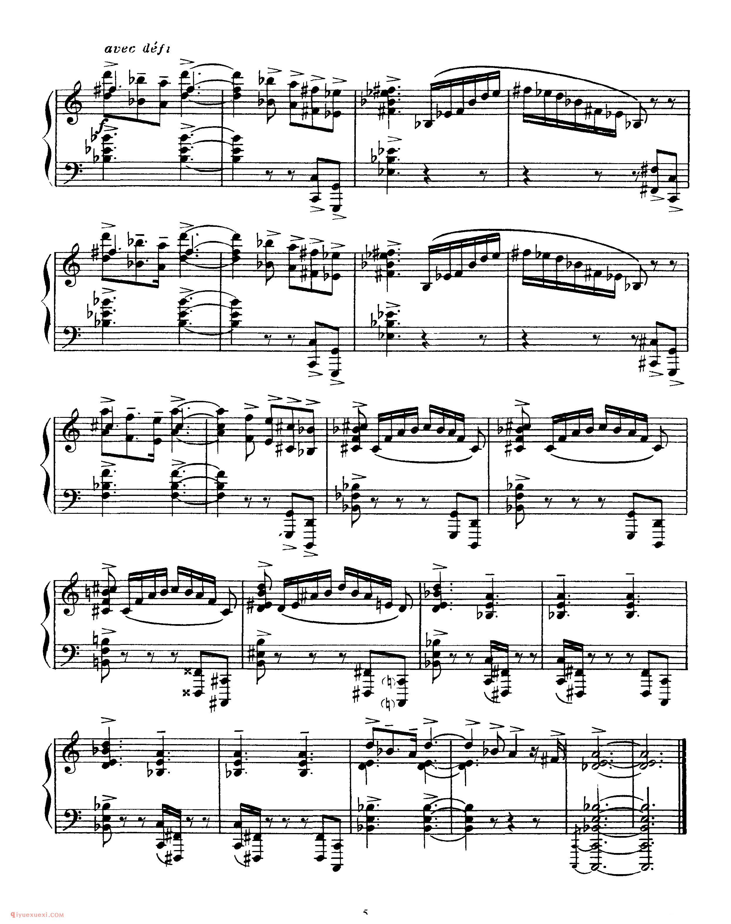 斯克里亚宾《二首小品》作品59_2 Pieces, Op 59_斯克里亚宾钢琴谱