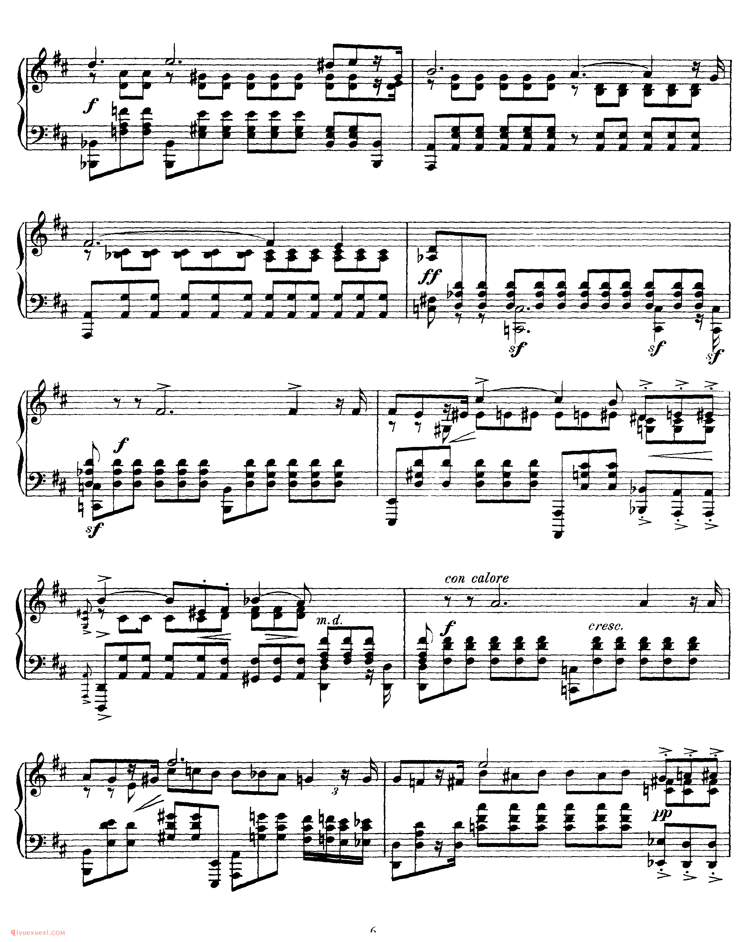 斯克里亚宾《二首音诗》作品32_2 Poemes, Op 32_斯克里亚宾钢琴谱