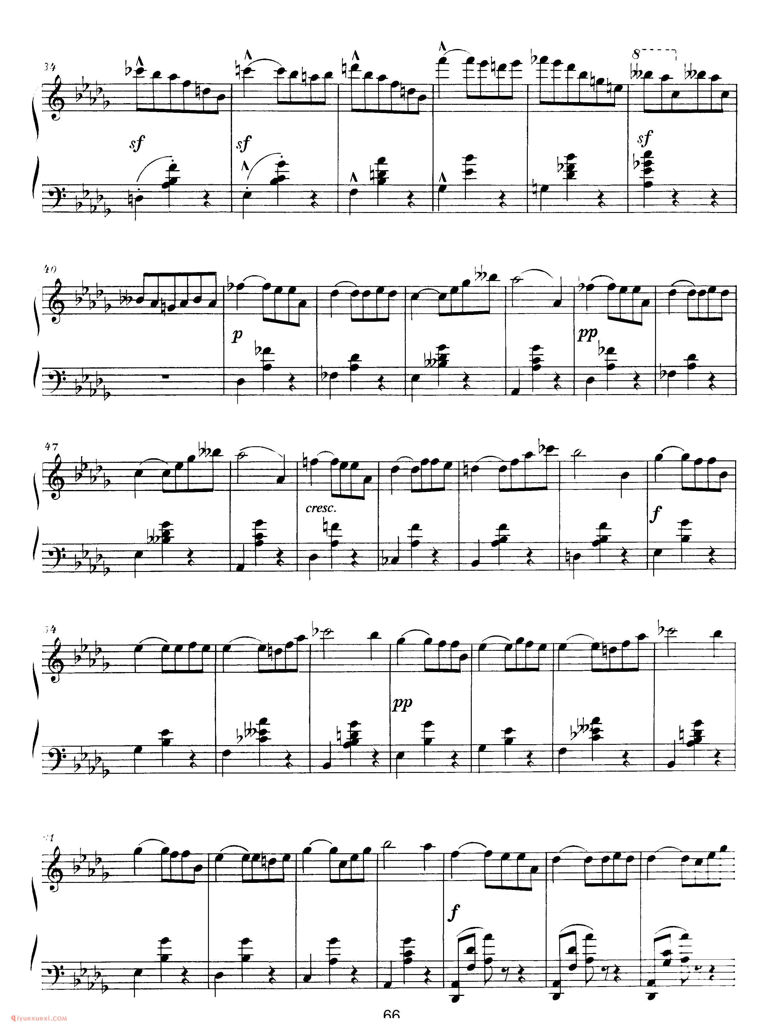 斯克里亚宾2首圆舞曲 无编号作品_2 Waltzes (1886)_圆舞曲_斯克里亚宾钢琴谱