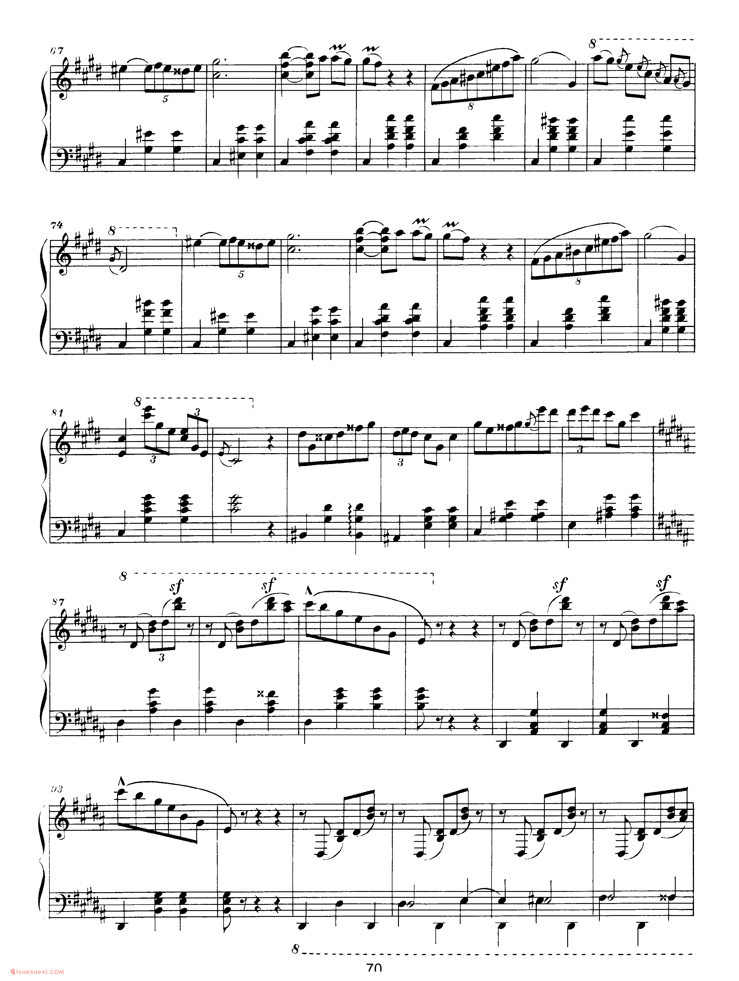 斯克里亚宾2首圆舞曲 无编号作品_2 Waltzes (1886)_圆舞曲_斯克里亚宾钢琴谱