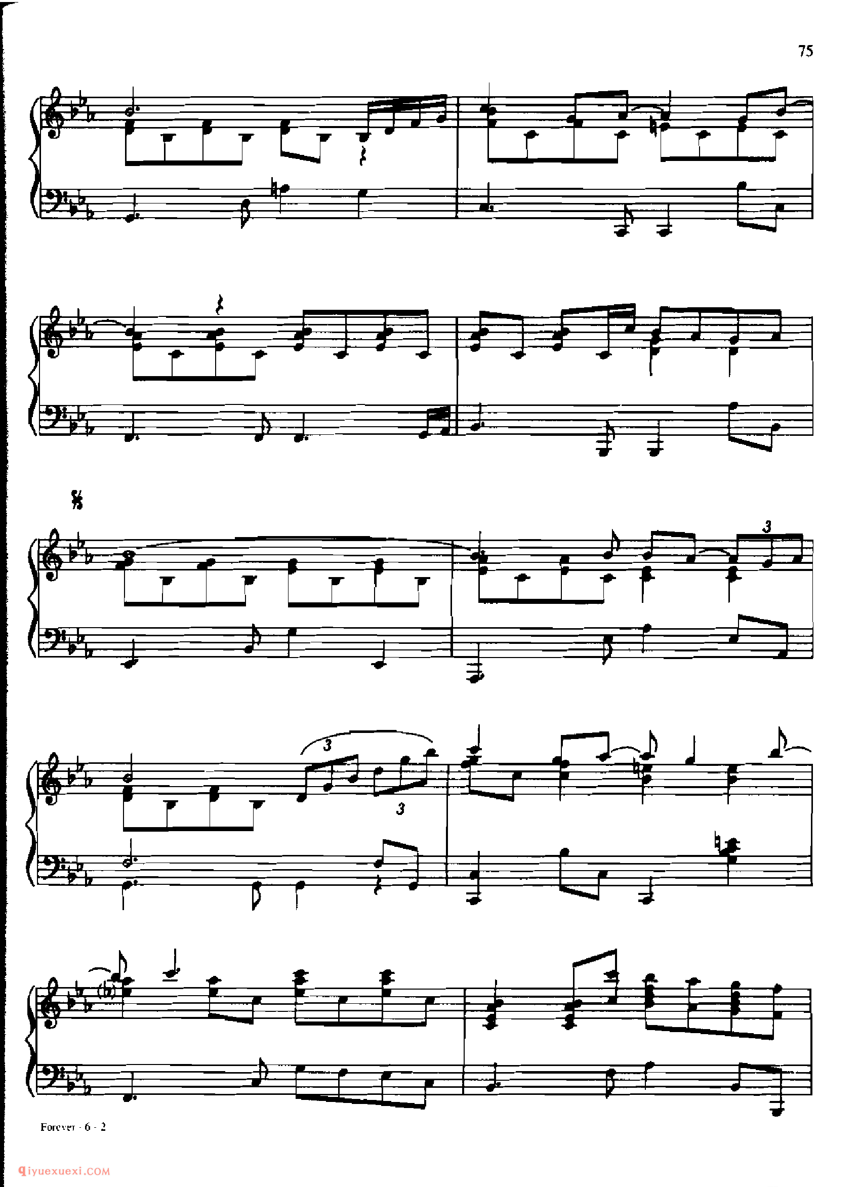 FOREVER_丹·考斯特_Dan Coates_钢琴高级独奏乐曲谱