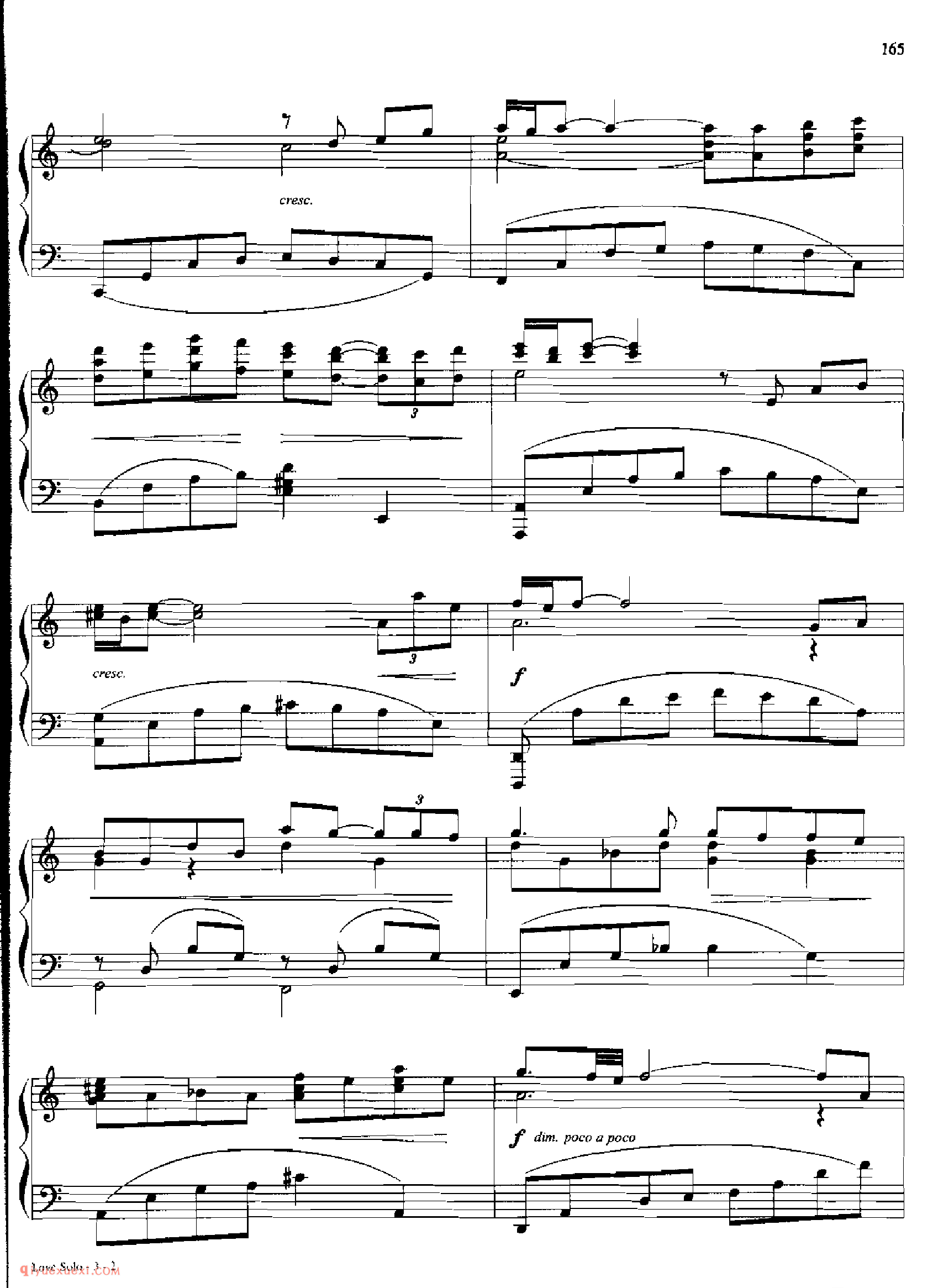 LOVE SOLO_丹·考斯特_Dan Coates_钢琴高级独奏乐曲谱