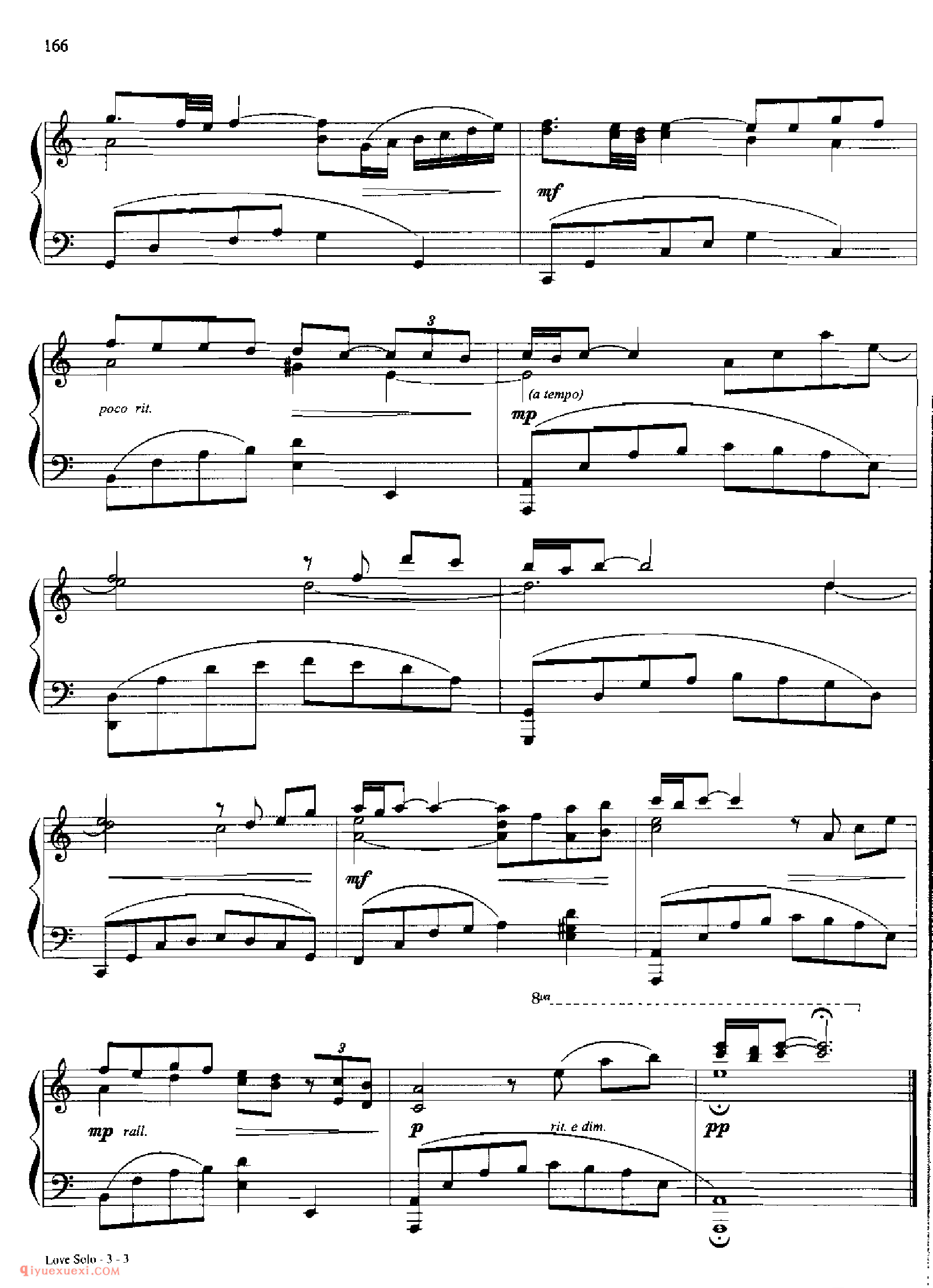 LOVE SOLO_丹·考斯特_Dan Coates_钢琴高级独奏乐曲谱