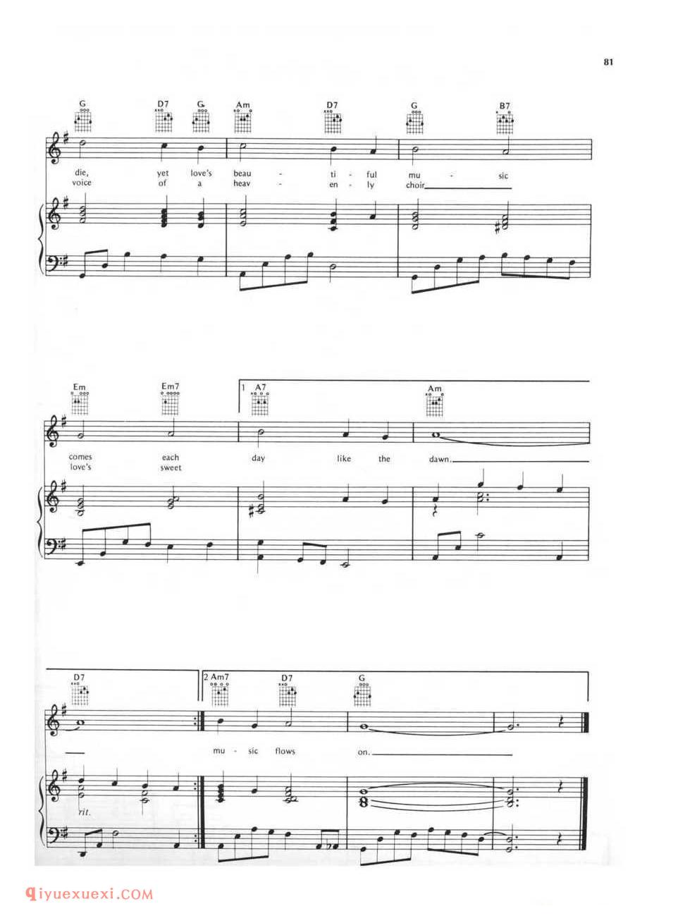 LOVE IS A SONG_钢琴/声乐/吉他歌集_迪士尼乐曲谱