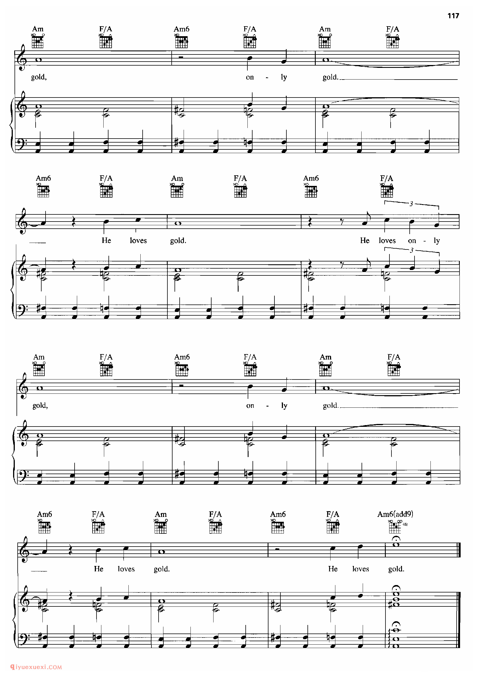 GOLDFINGER_钢琴•声乐•吉他_世界经典影视乐曲谱