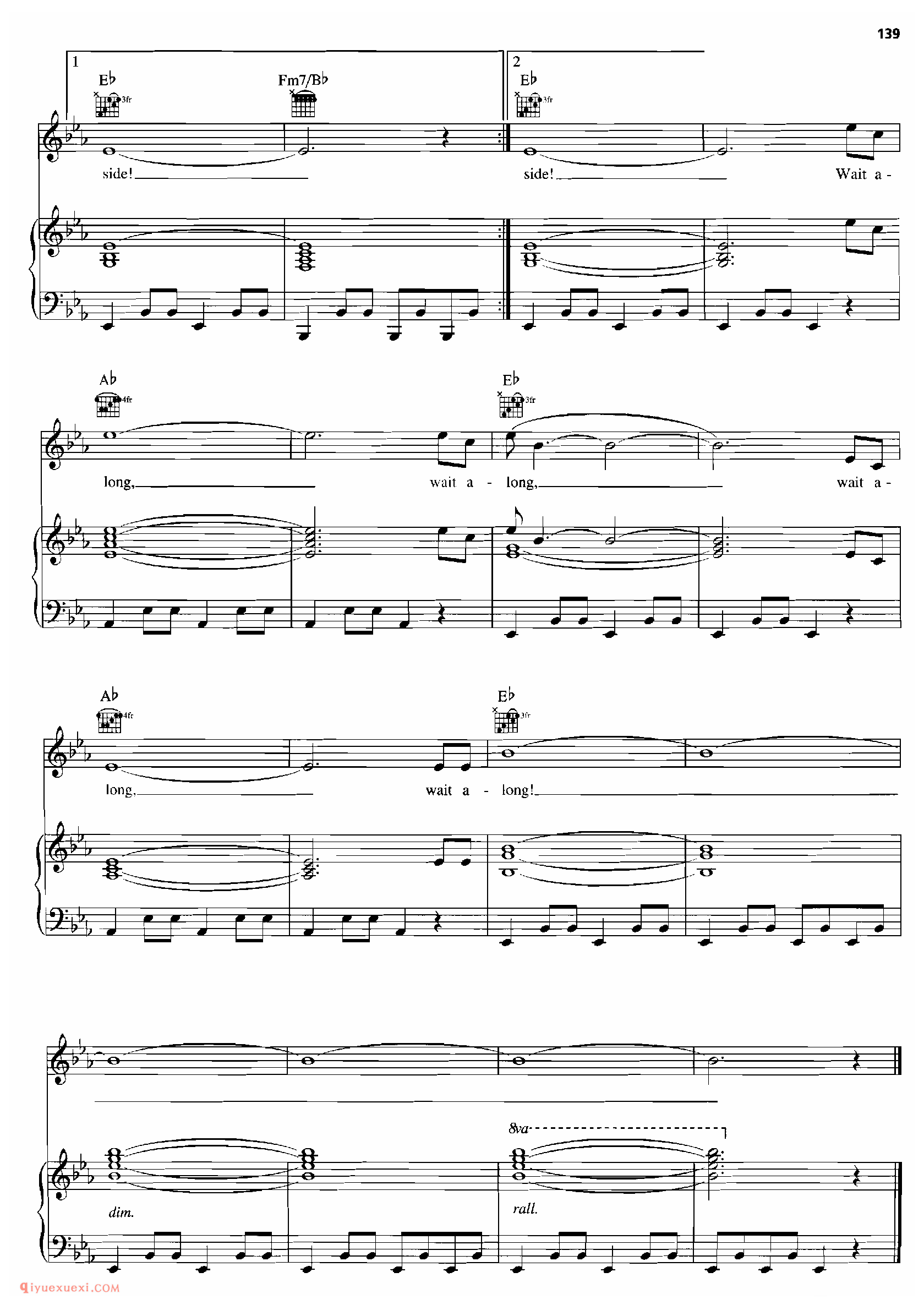 HIGH NOON_钢琴•声乐•吉他_世界经典影视乐曲谱