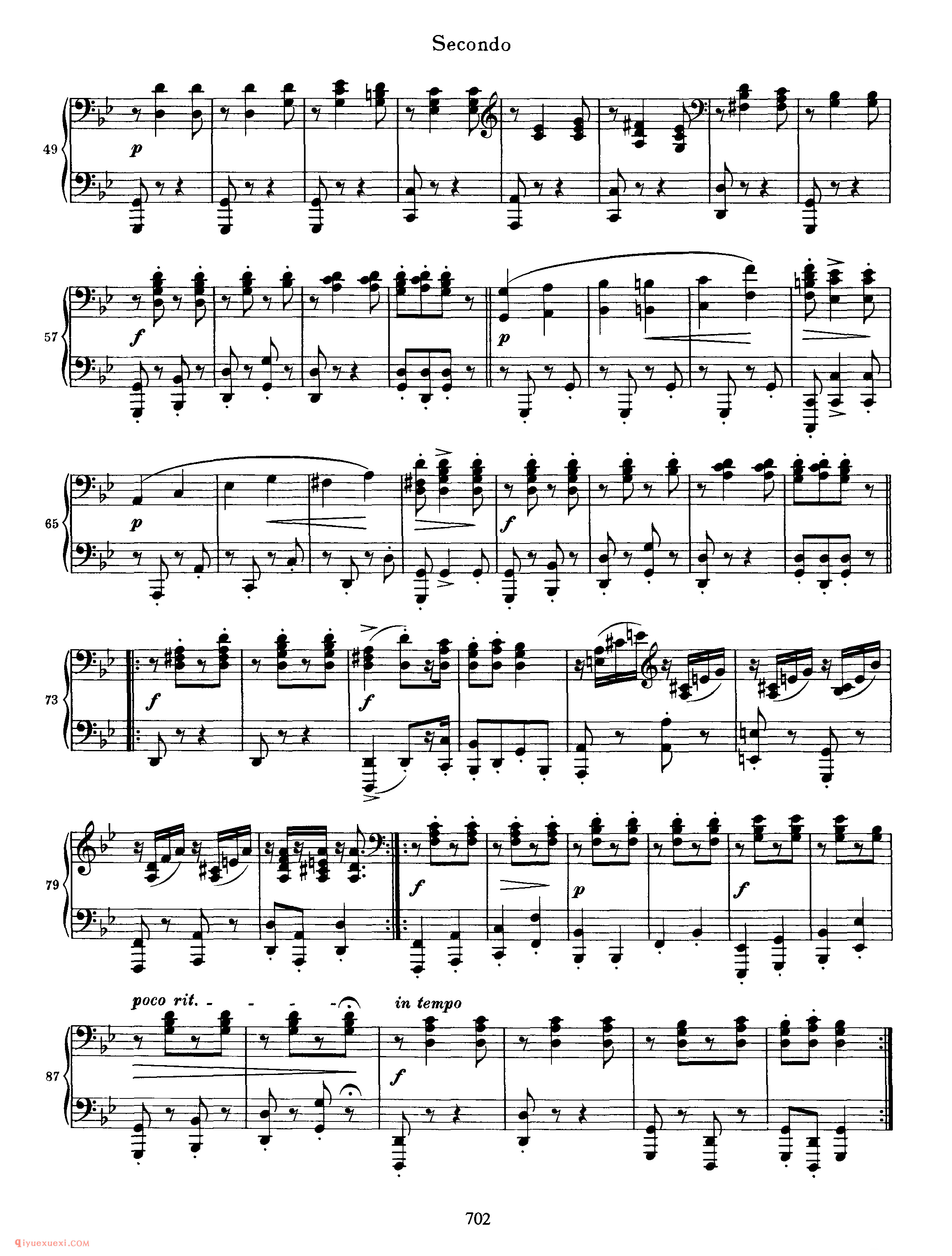 匈牙利G小调第一圆舞曲_Hungarian Dance No1 in G Minor_勃拉姆斯《匈牙利舞曲》四手联弹