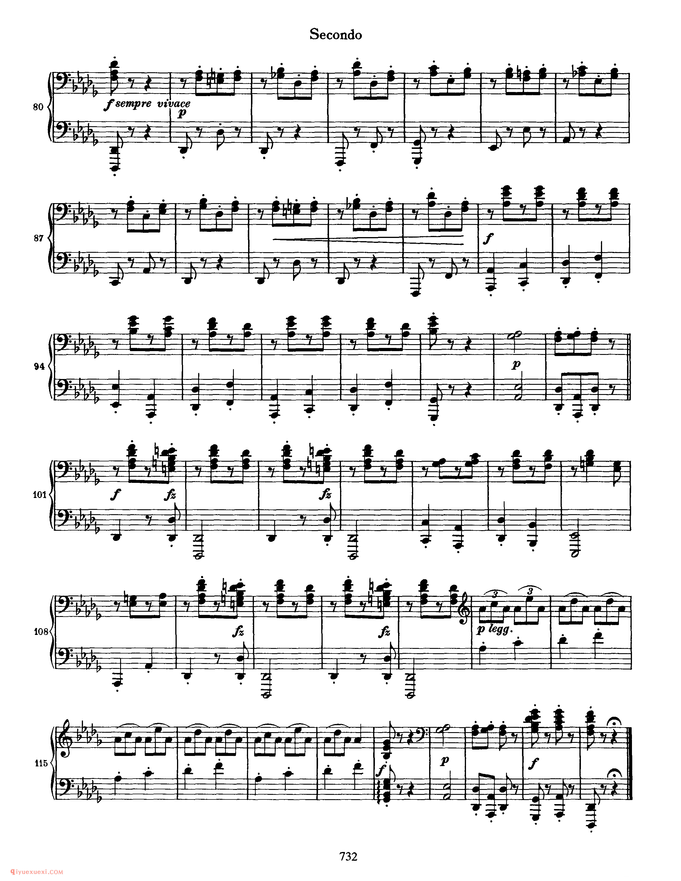 Hungarian Dance No. 6 in DbMajor_勃拉姆斯《匈牙利舞曲》四手联弹