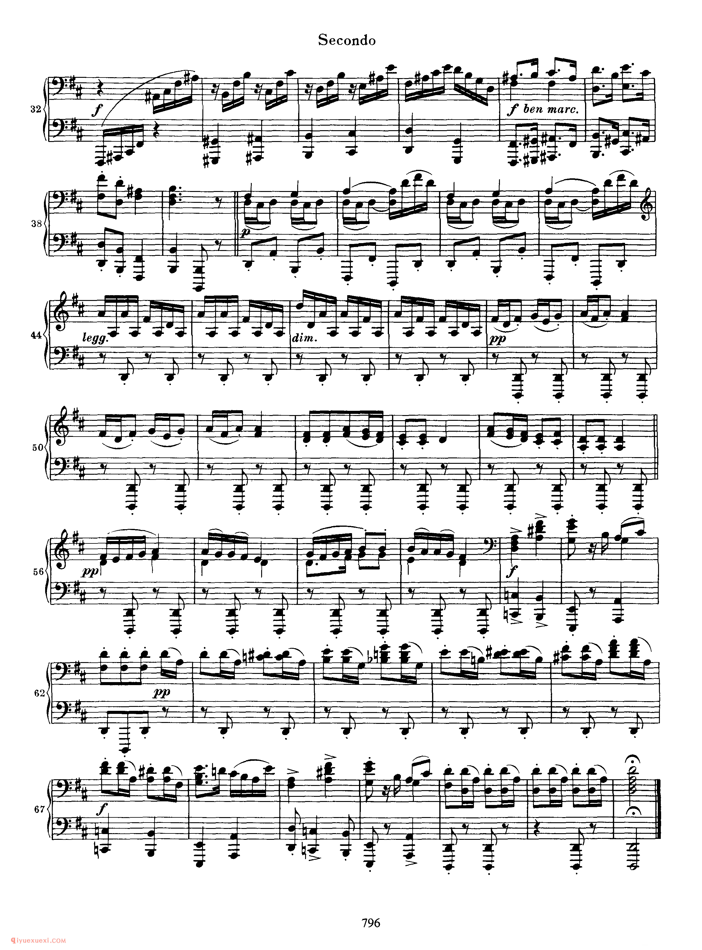 Hungarian Dance No. 18 in D Major_勃拉姆斯《匈牙利舞曲》四手联弹