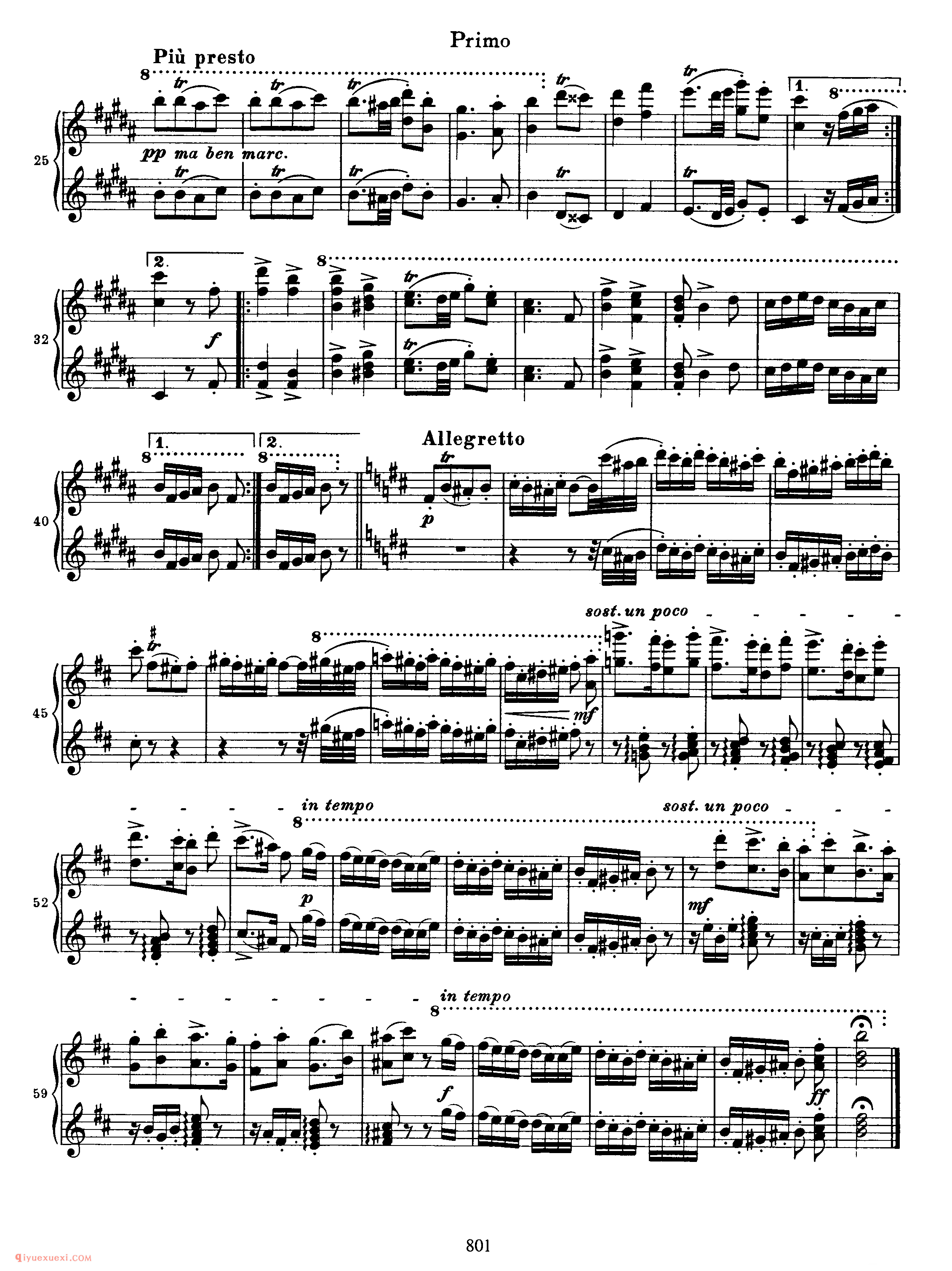 Hungarian Dance No.19 in B Minor_勃拉姆斯《匈牙利舞曲》四手联弹