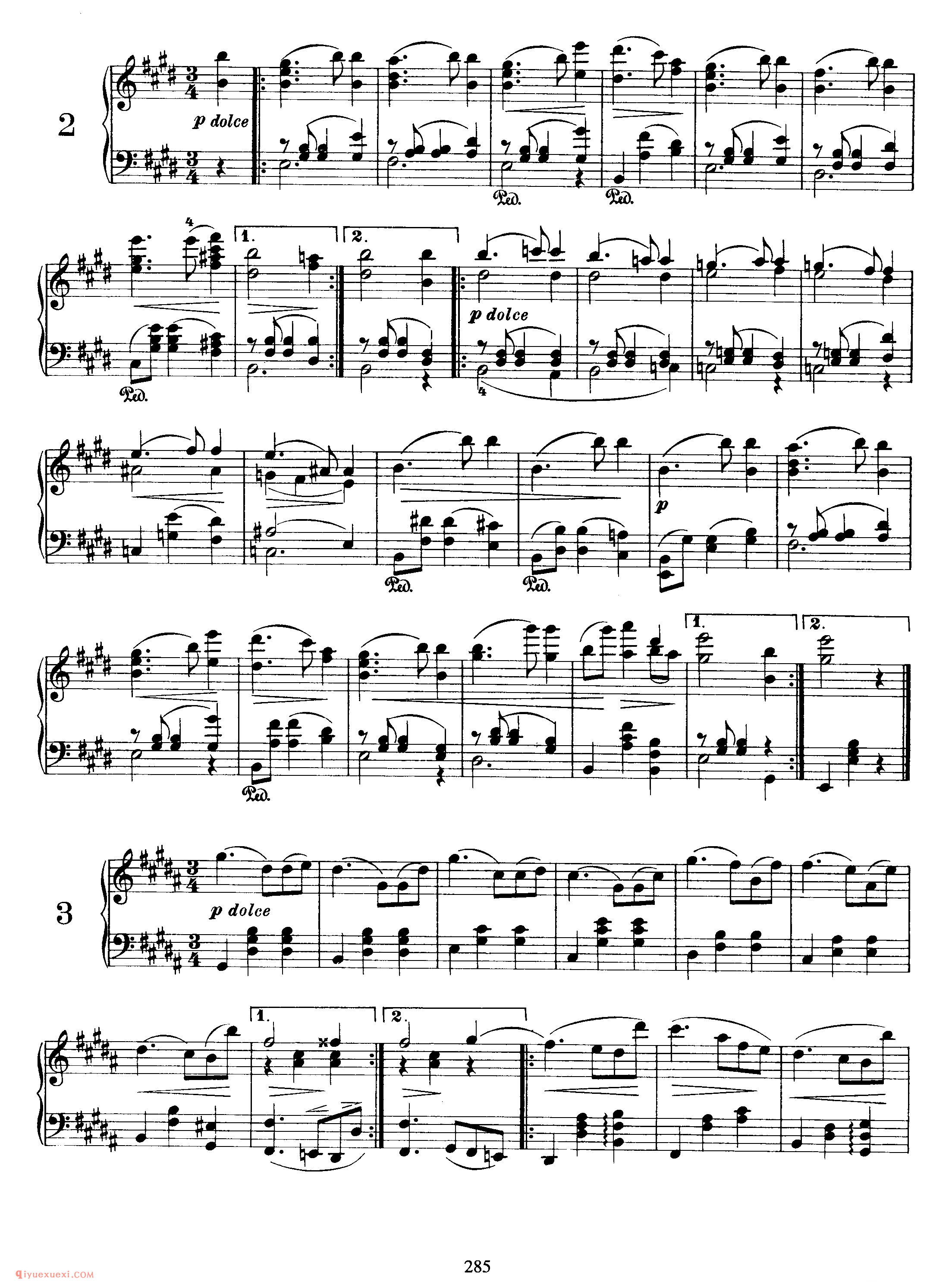 勃拉姆斯《16首圆舞曲》作品39_Waltzes, Op 39 (Simplified)_约翰内斯·勃拉姆斯钢琴乐谱