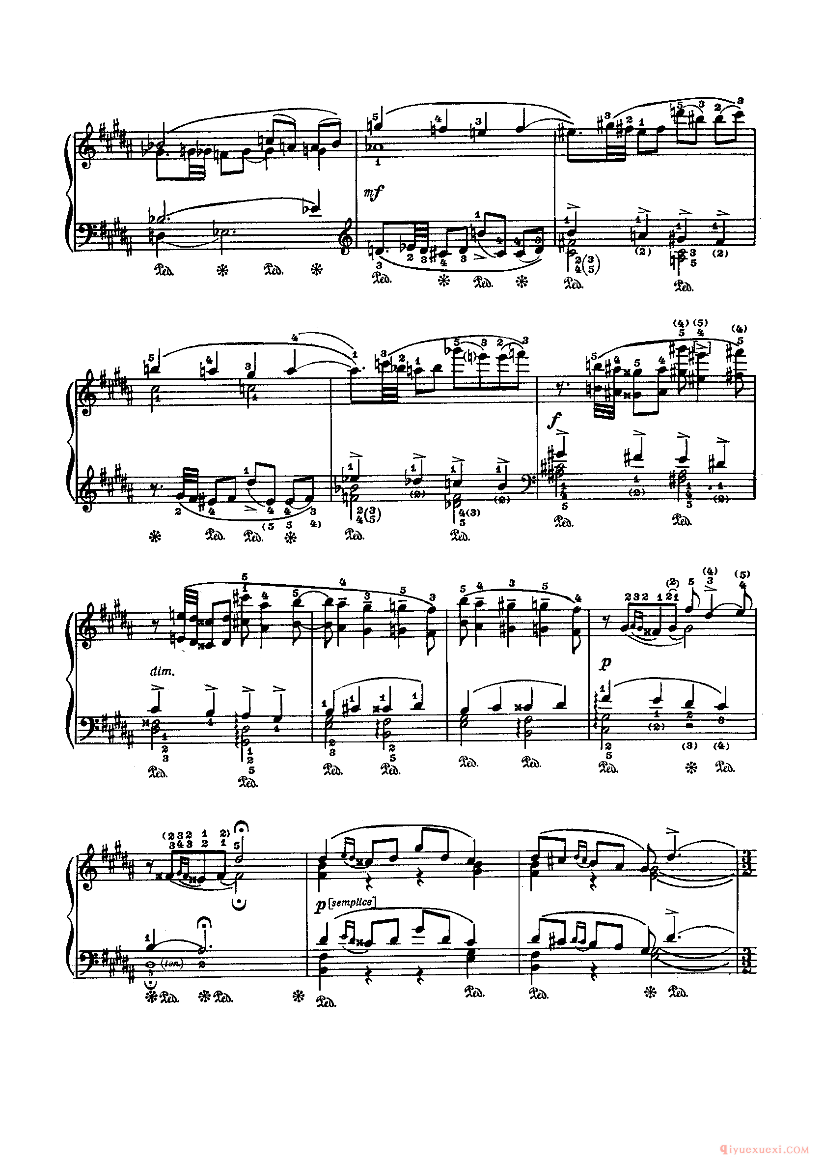 柴科夫斯基《六首单主题小品》作品21_Tchaikovsky 6 Pieces Op.21