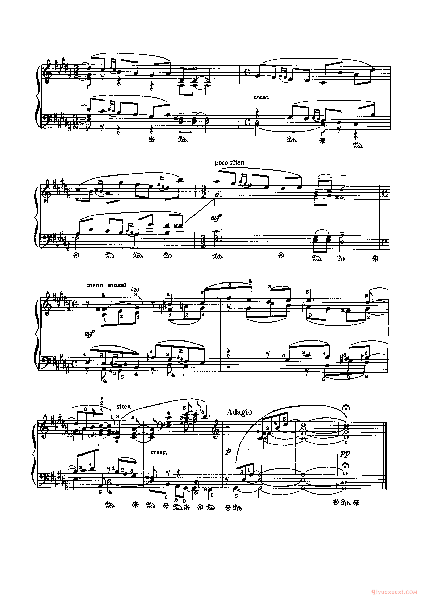 柴科夫斯基《六首单主题小品》作品21_Tchaikovsky 6 Pieces Op.21