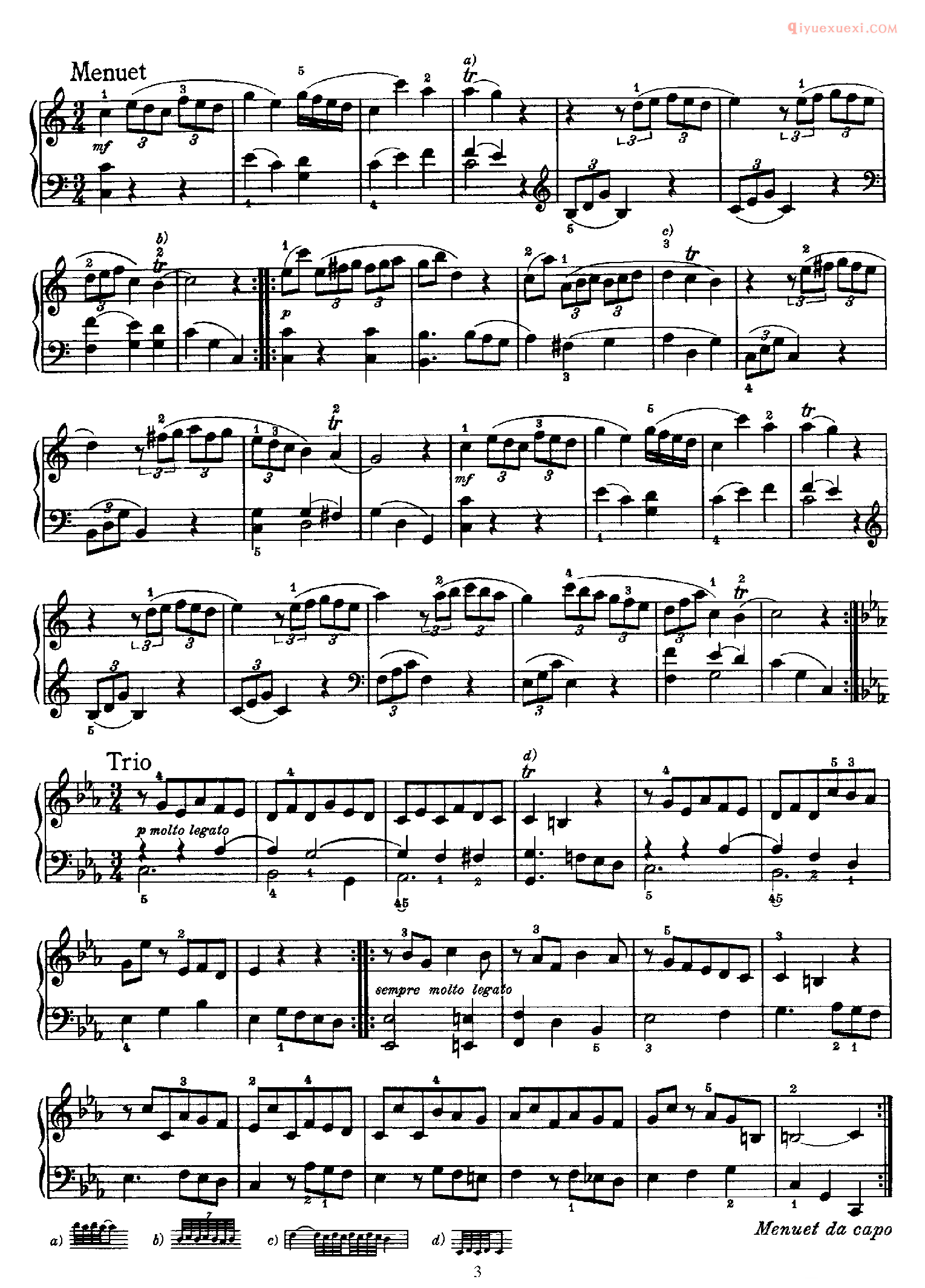 海顿C大调《第9钢琴奏鸣曲》Franz Joseph Haydn Sonata in C Major_海顿钢琴谱