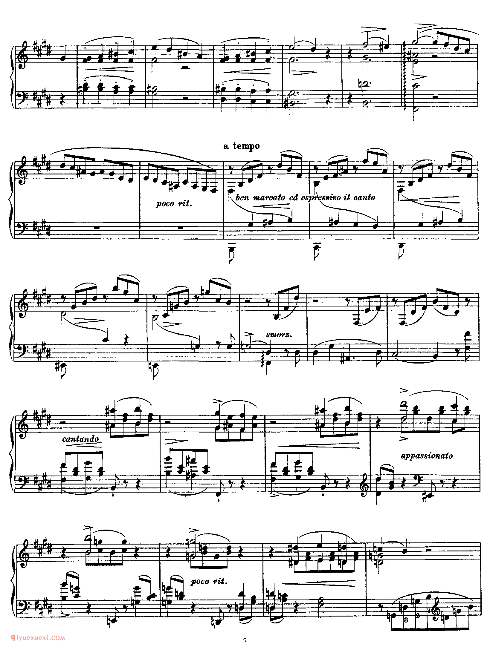 李斯特安慰曲集_Franz Liszt Consolations_李斯特钢琴谱