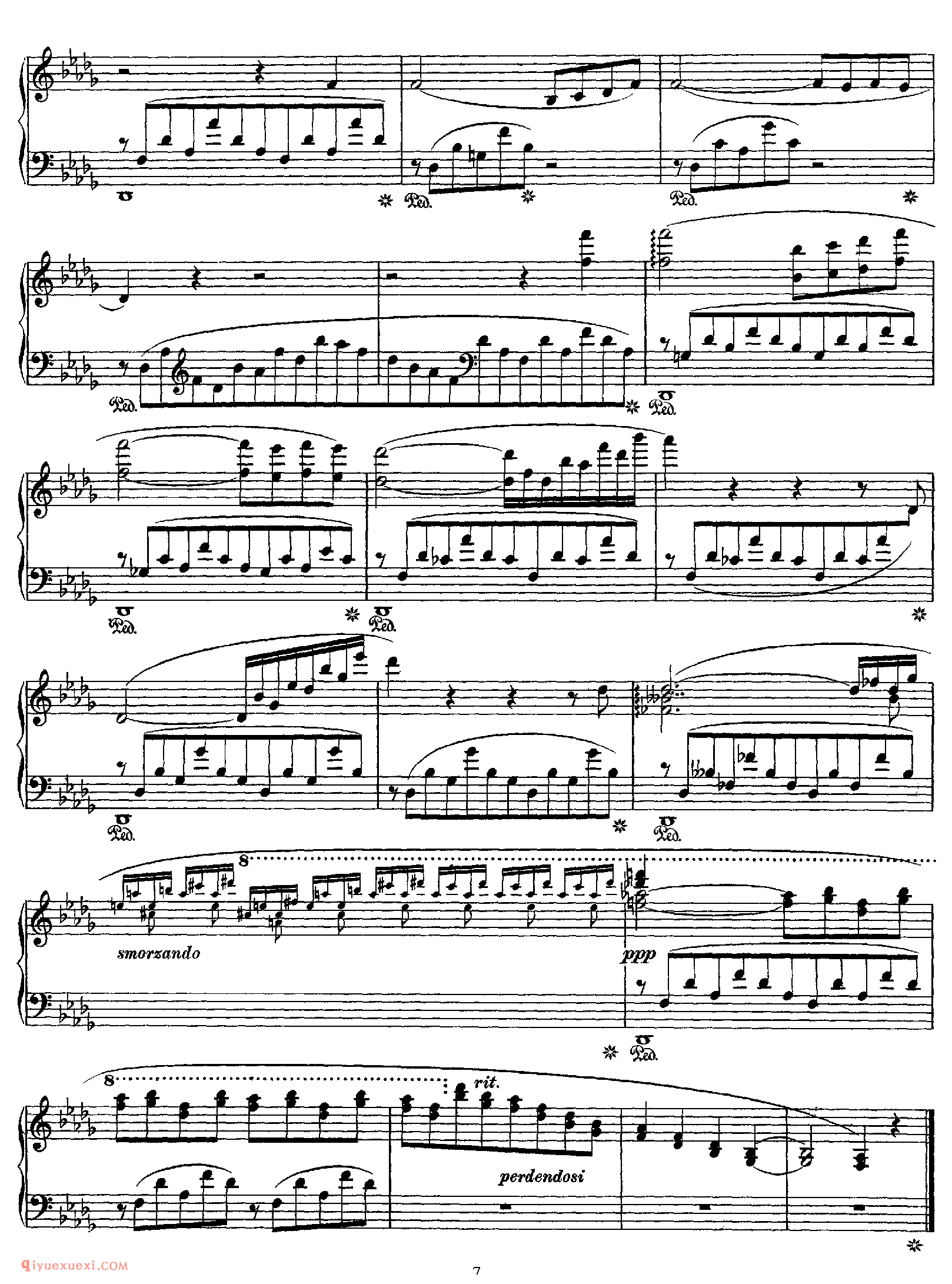 李斯特安慰曲集_Franz Liszt Consolations_李斯特钢琴谱